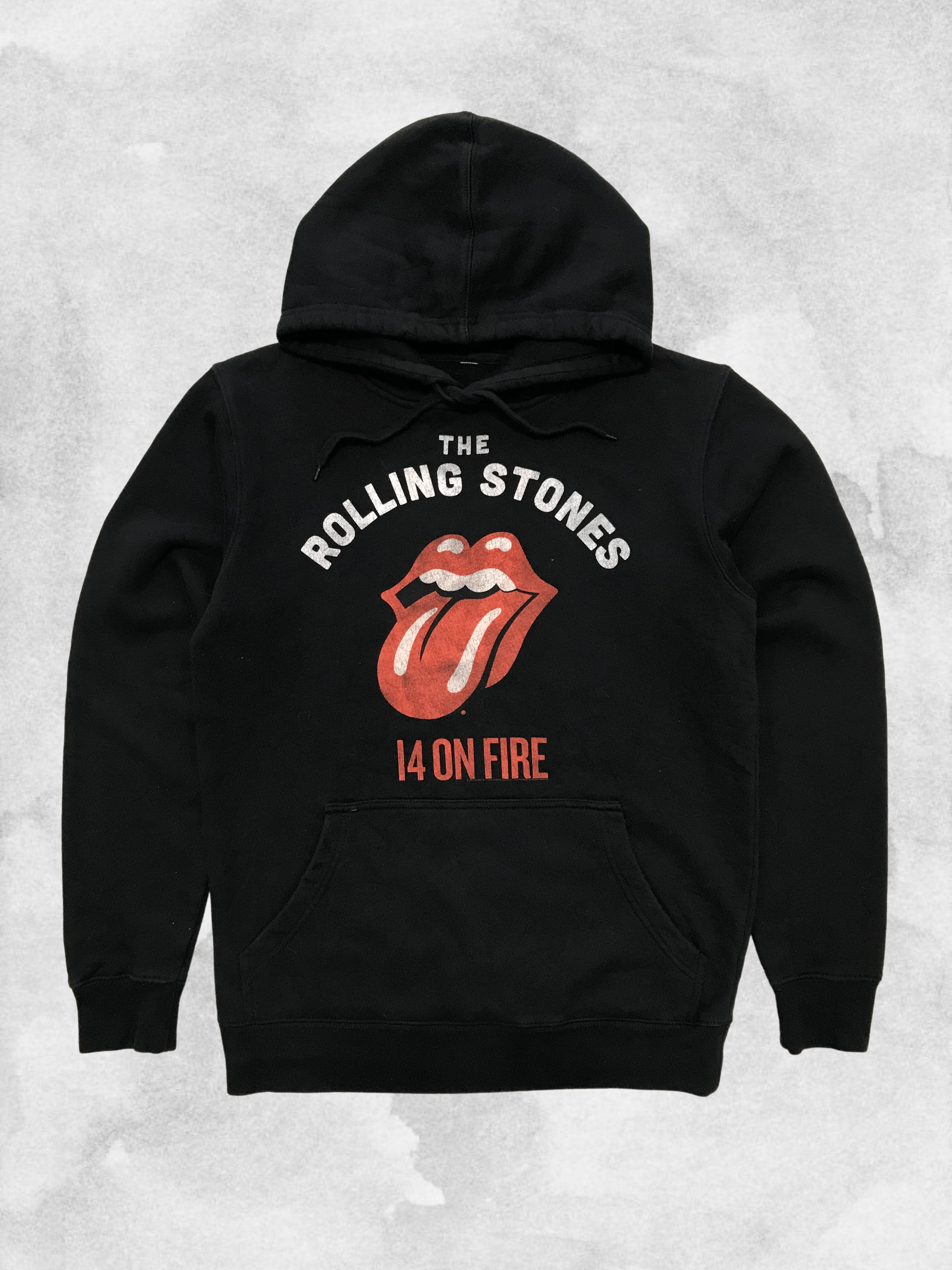 The Rolling Stones ROLLING STONES 14 ON FIRE Vintage Hoodie Hooded Band Tees Size US M / EU 48-50 / 2 - 1 Thumbnail