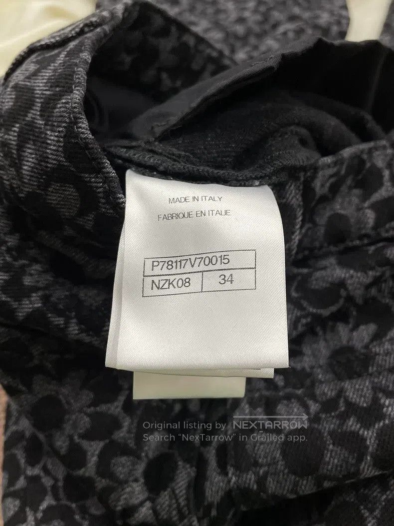 Chanel Chanel 24B black camelia jeans Size 42" / US 20 - 5 Thumbnail