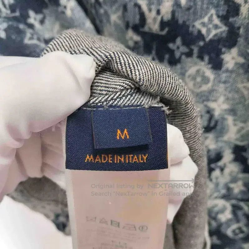 Louis Vuitton Louis Vuitton Summer Navy Blue Cotton Shirt . Size US M / EU 48-50 / 2 - 5 Thumbnail
