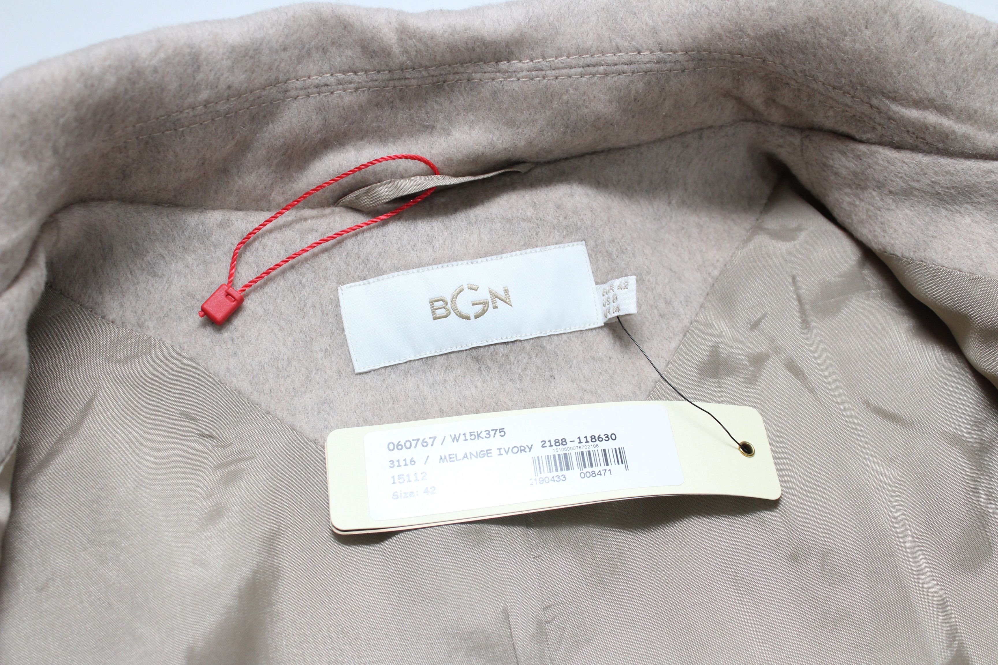 Other BGN Coat Cashmere Wool Angora Womens Size 8US NEW Size M / US 6-8 / IT 42-44 - 8 Thumbnail