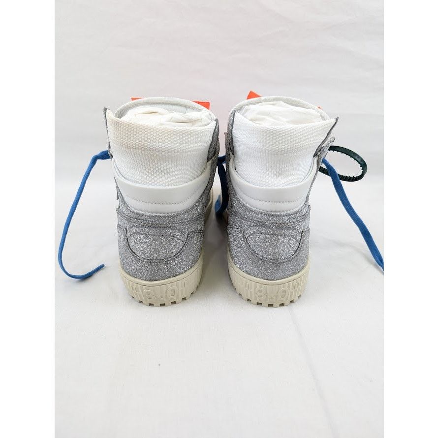 Off-White o1rshd1 3.0 Off Court Special Glitter Hi Top Sneakers Size US 8 / IT 38 - 18 Thumbnail