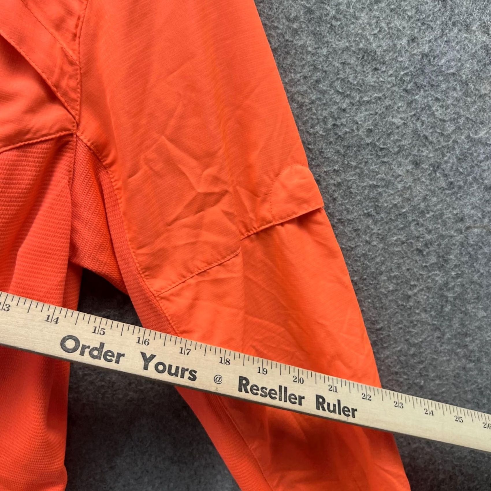 Vintage VINTAGE Reel Legends Shirt Women Small Orange Button-Down Casual Polyester Size S / US 4 / IT 40 - 6 Thumbnail