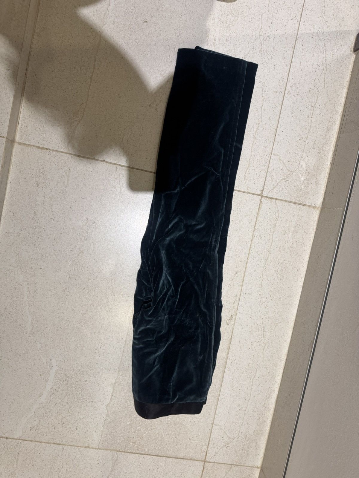 Haider Ackermann Haider Ackermann teal velvet tuxedo pants Size 50R - 4 Thumbnail