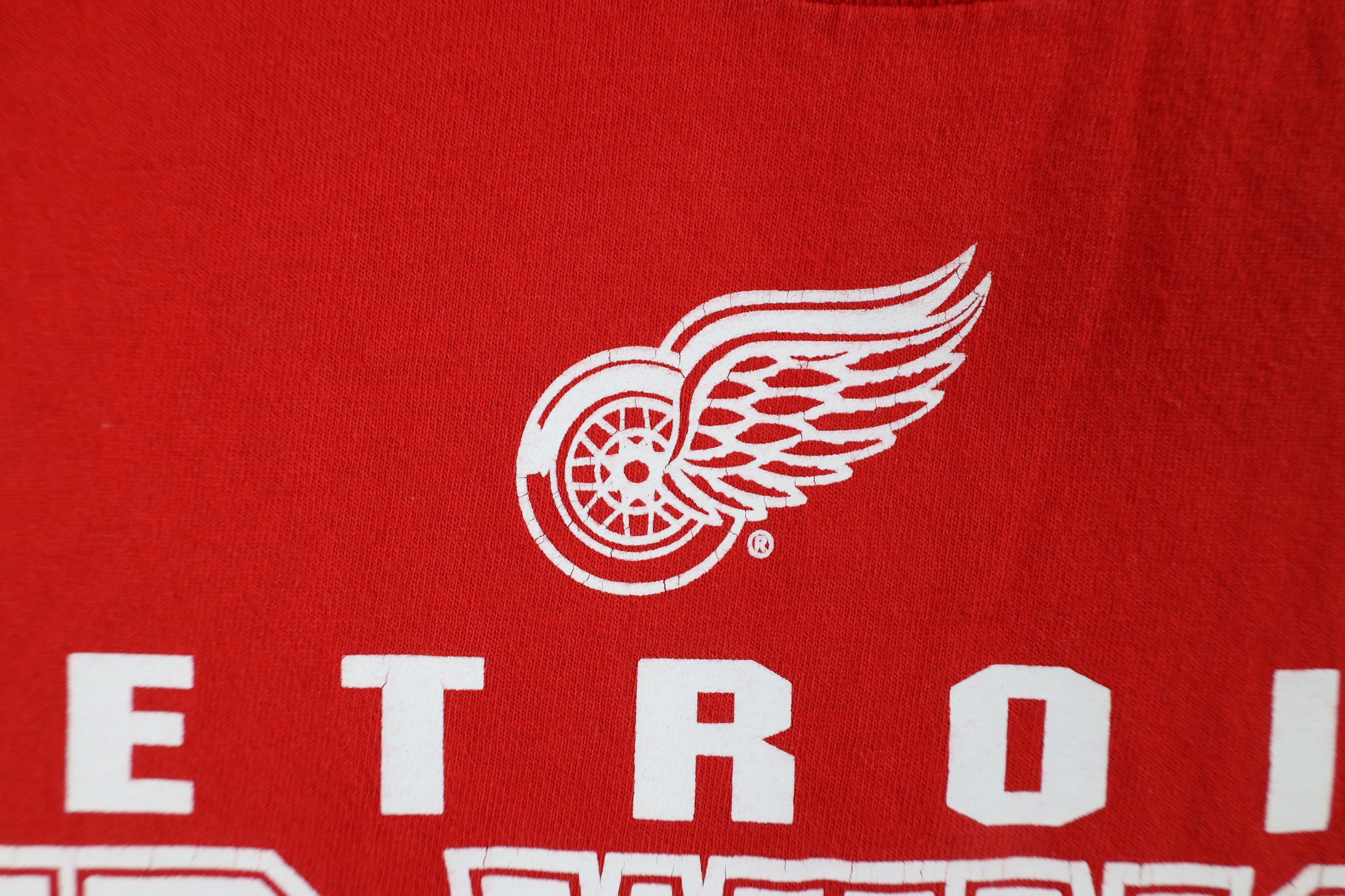 Majestic × Vintage Vintage Majestic Red Wings Hockey Long Sleeve T-Shirt Red Size US XL / EU 56 / 4 - 7 Thumbnail