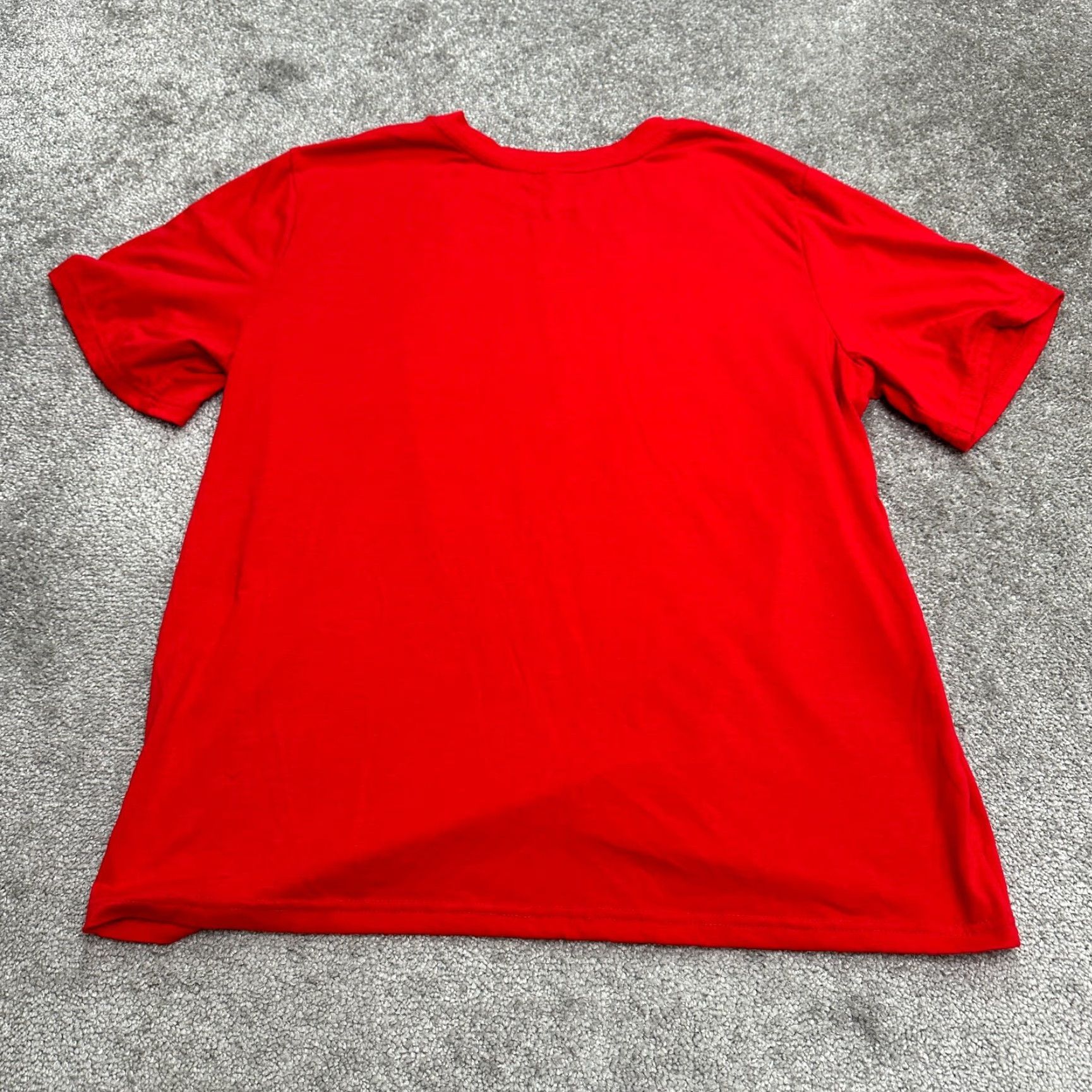 Vintage Unbranded T-Shirt Mens M Crew Neck Short Sleeve Red Solid Tee Top Regular Fit Casual Casual Shirt Size US M / EU 48-50 / 2 - 2 Thumbnail