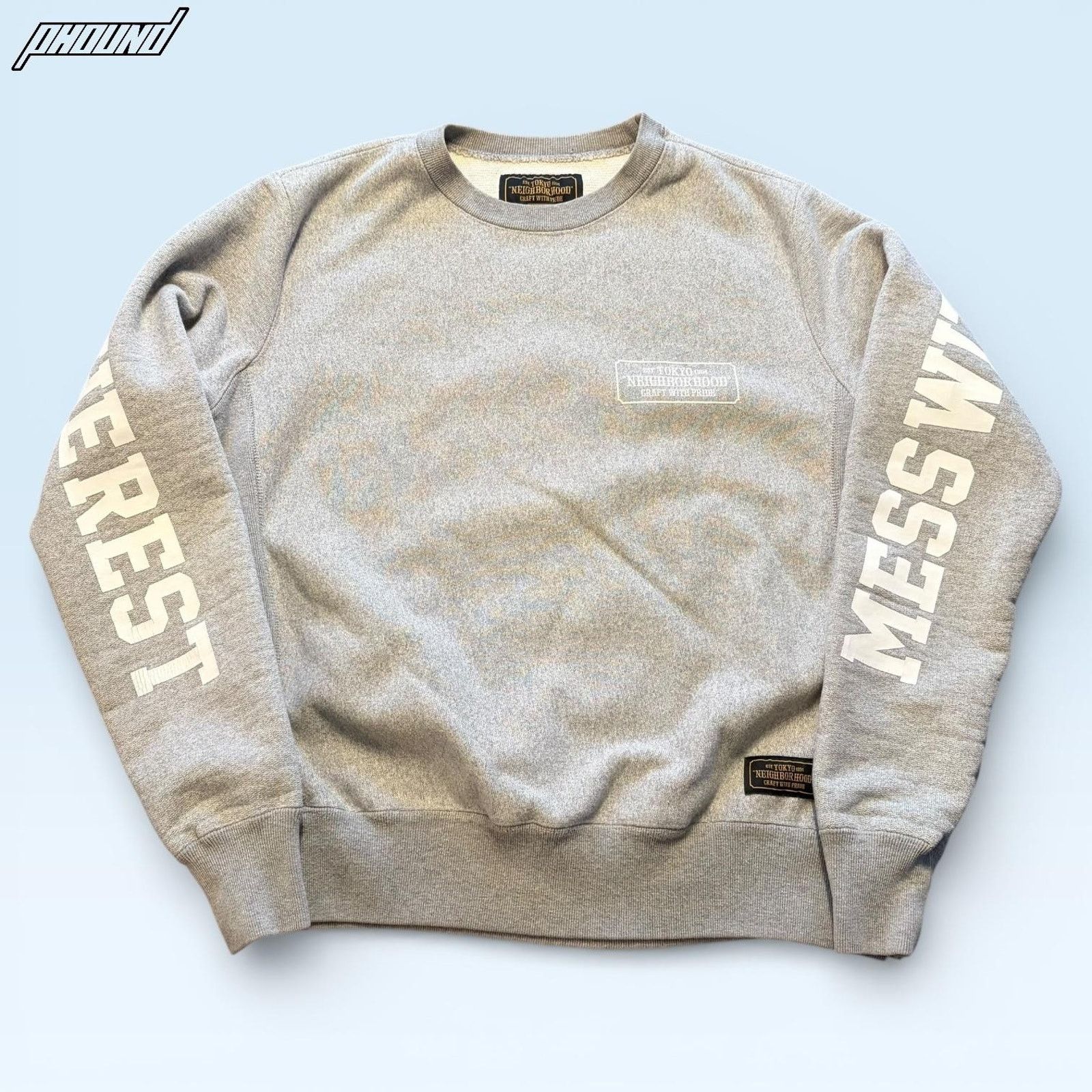 Neighborhood Neighborhood Sweatshirt M Graphic Mess With The Best Japan Size US M / EU 48-50 / 2 - 1 Thumbnail