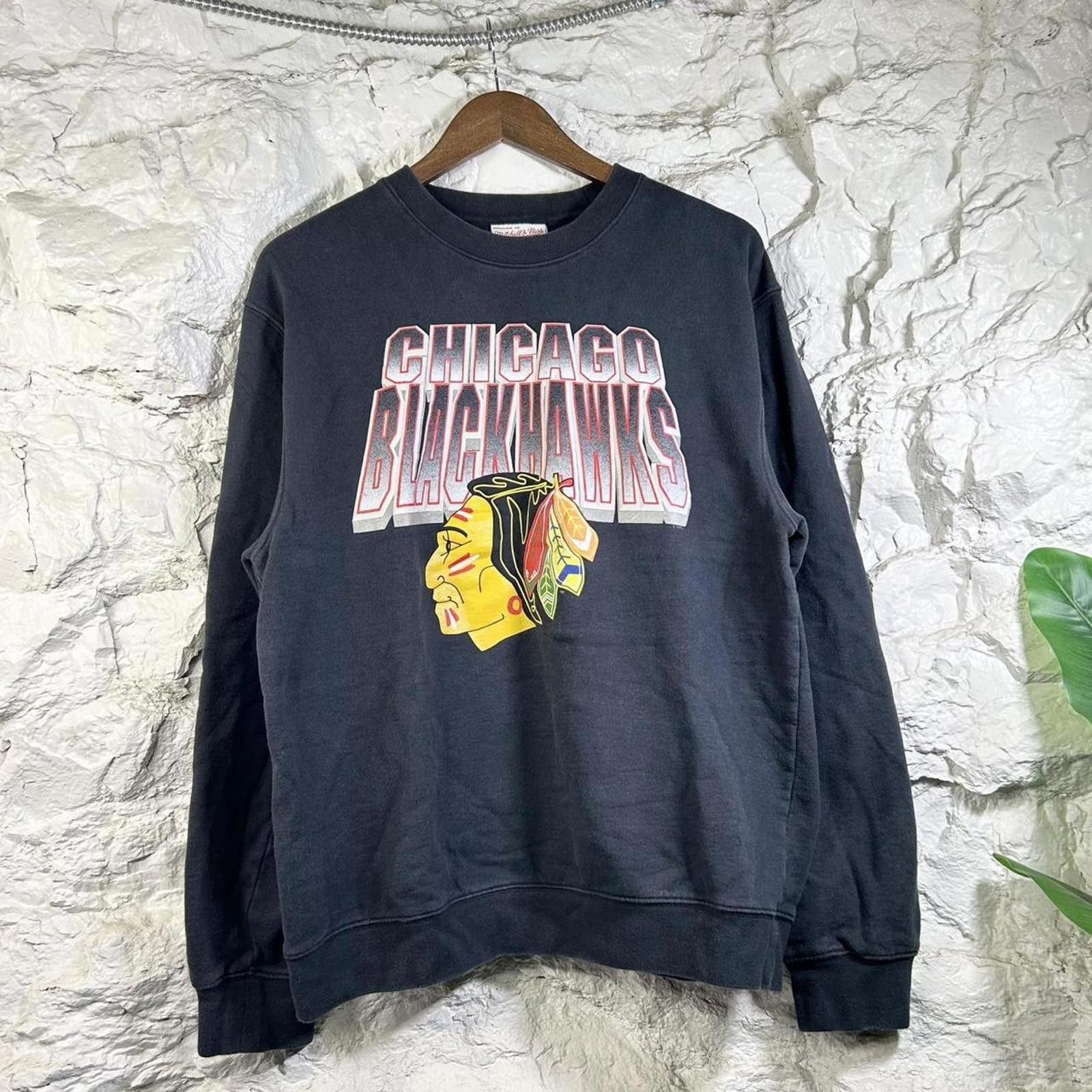 Mitchell & Ness Mitchell & Ness Chicago Blackhawks Crewneck Sweatshirt XL Size US XL / EU 56 / 4 - 3 Thumbnail