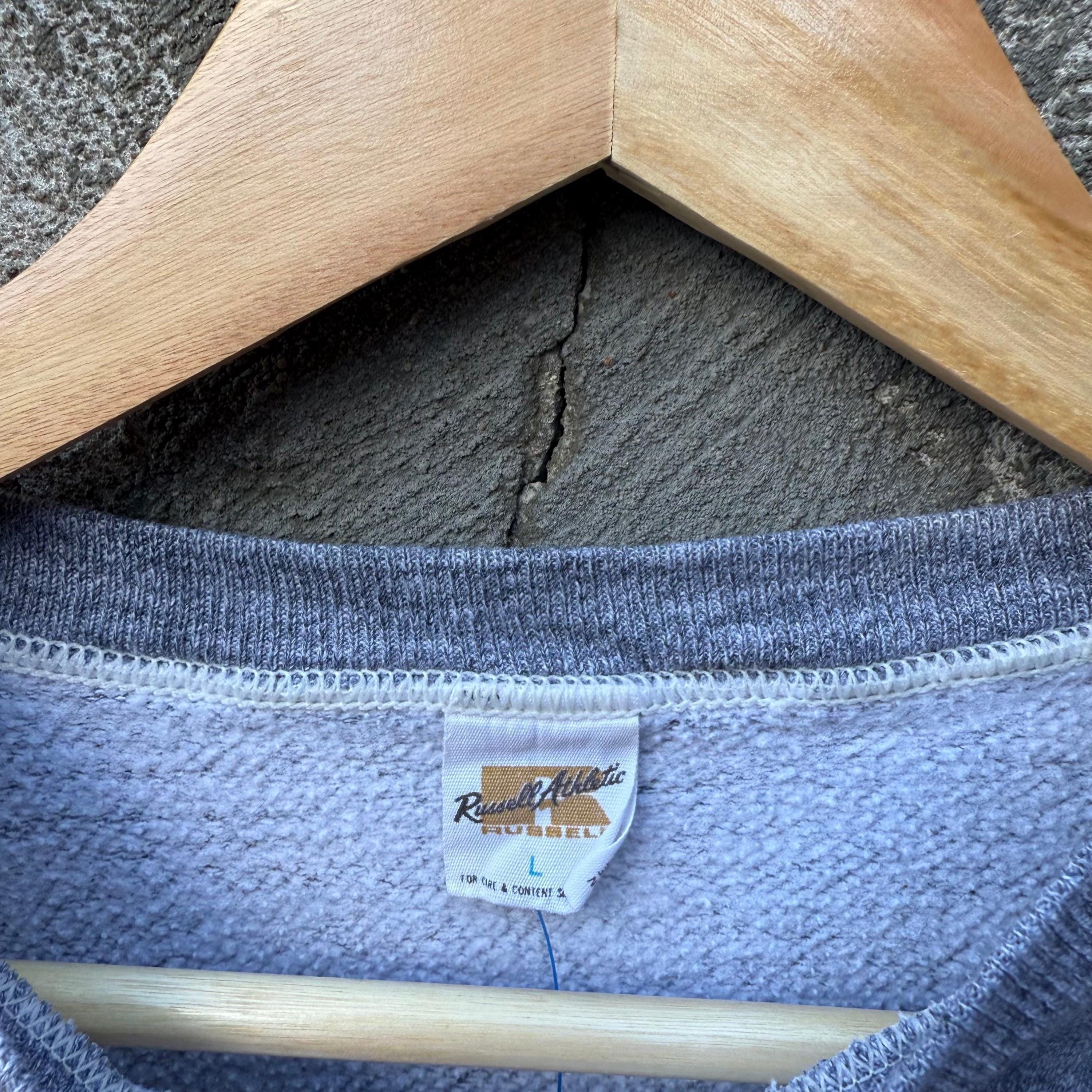 Russell Athletic × Vintage 70's Russell Athletic M.B.A 954 Faded Grey Sweatshirt Crewne Size US M / EU 48-50 / 2 - 3 Thumbnail