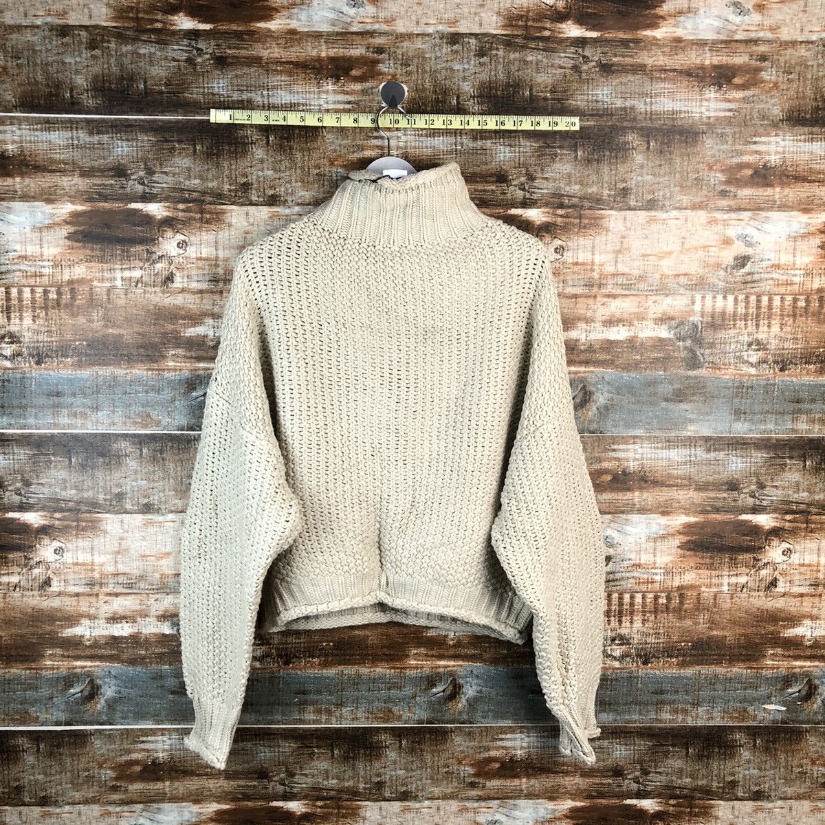 Aran Isles Knitwear La Hemme Turtle Neck cable crochet Knitwear #A2488 Size US M / EU 48-50 / 2 - 12 Thumbnail