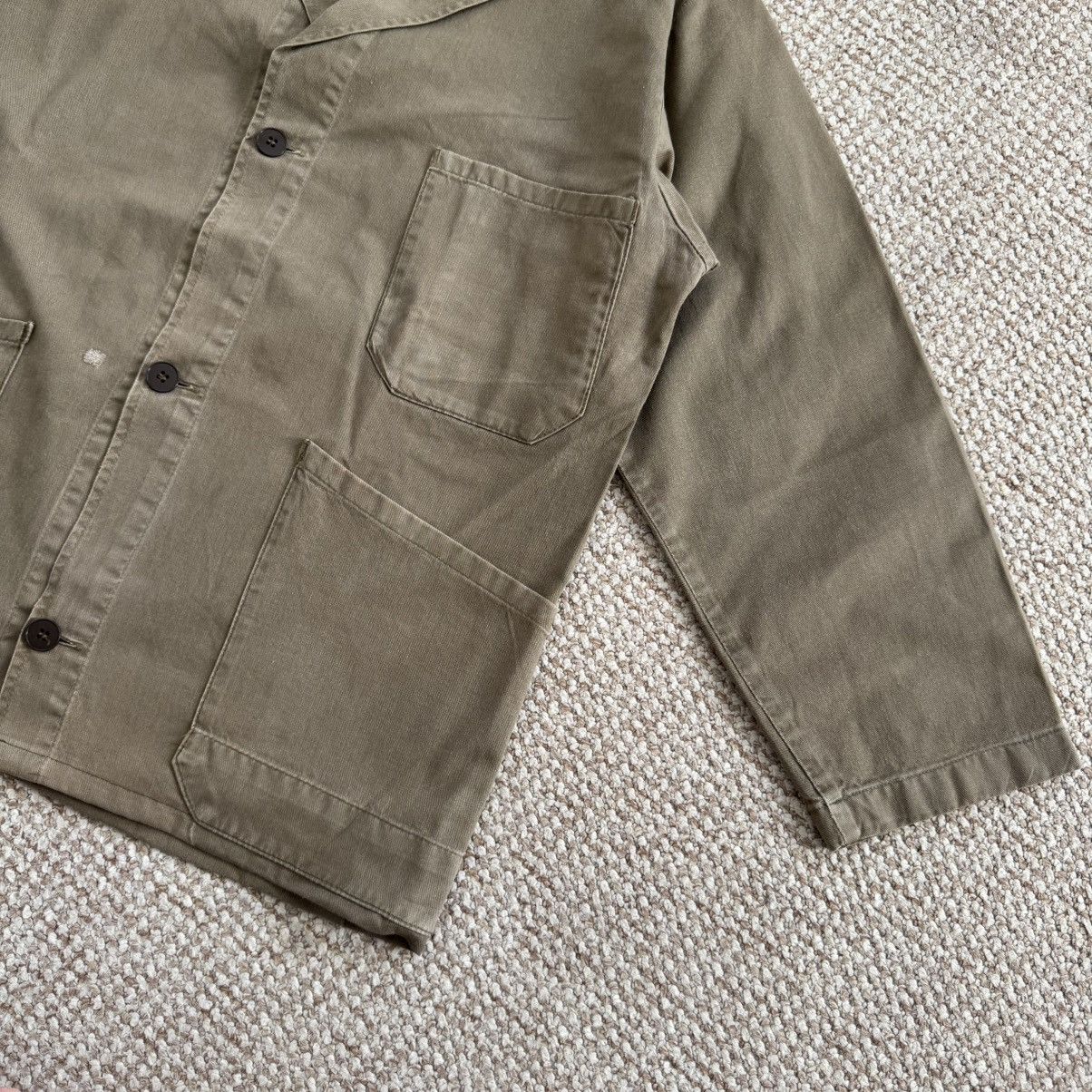 Vintage French distressed chore works vintage jacket Size US L / EU 52-54 / 3 - 7 Thumbnail