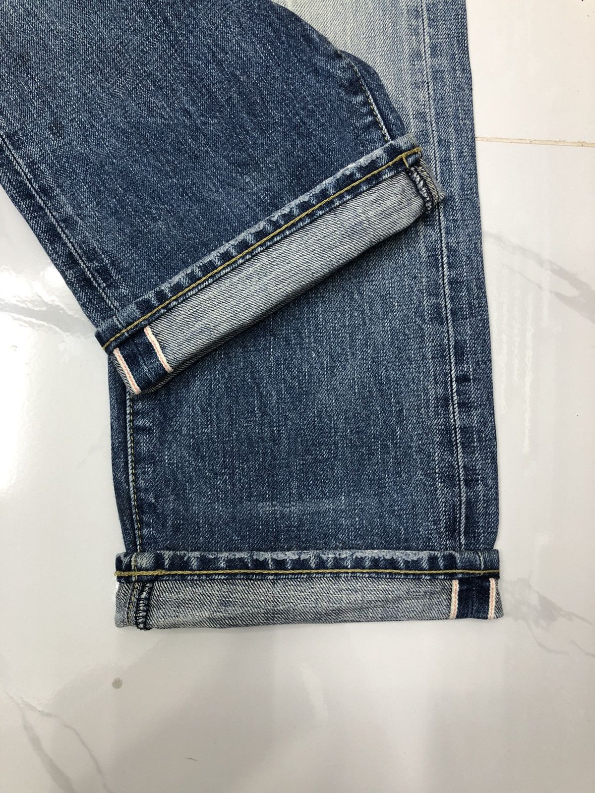 Sugar Cane Vintage Journal Standard Selvedge Jeans Distressed Denim Size US 30 / EU 46 - 10 Thumbnail