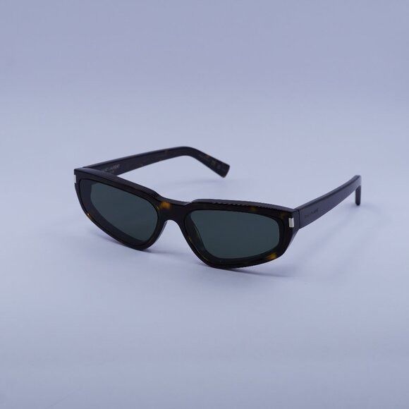 Saint Laurent Paris Saint Laurent SL634 NOVA 002 Sunglasses Dark Havana Cat Eye Size ONE SIZE - 3 Thumbnail