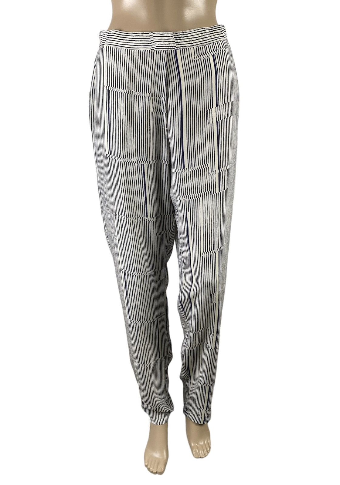Other Sharin Foo for Noa Noa Silk Trousers Striped Pattern size 40 Size 27" / US 4 / IT 40 - 1 Thumbnail