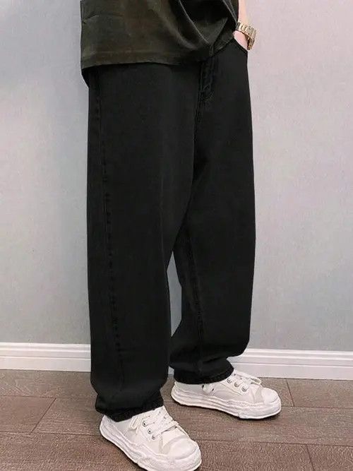 Jean × Vintage Baloon Skate Baggy Denim Jeans Loose 2000s Size US 30 / EU 46 - 3 Thumbnail