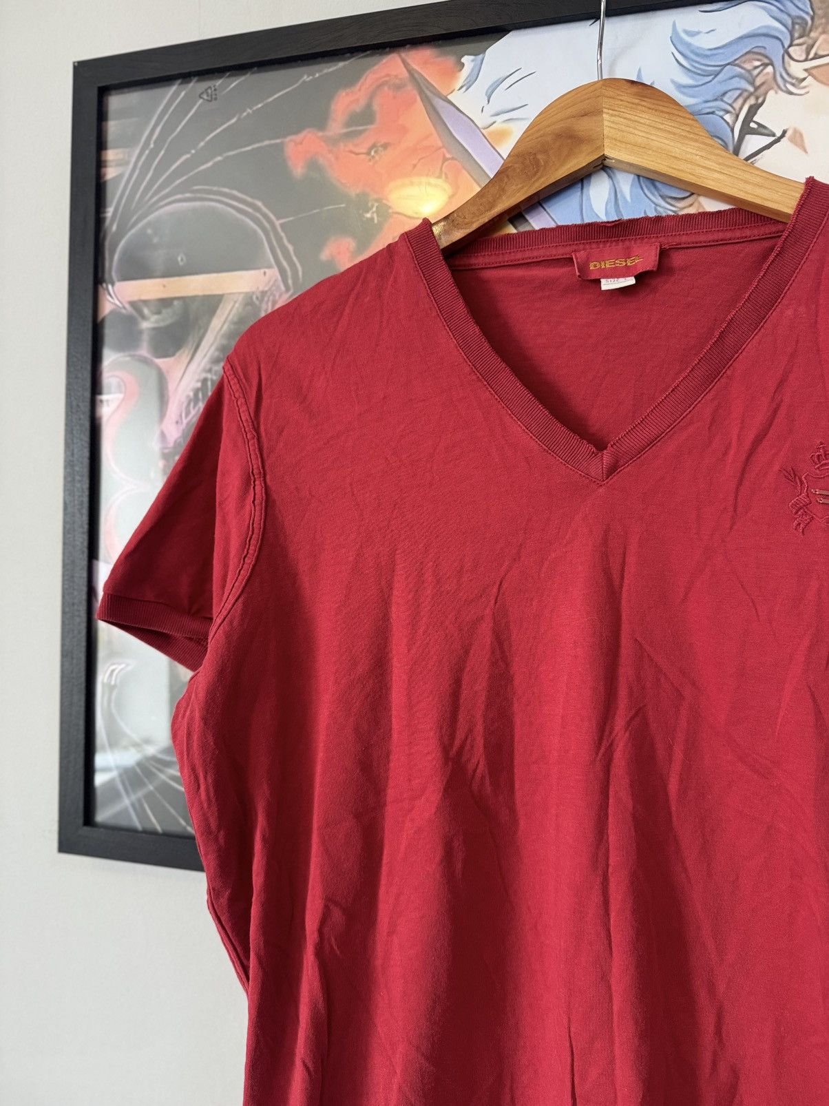 Diesel Y2K Vintage Gradient Diesel Tee Shirt Archive Hype Size US L / EU 52-54 / 3 - 4 Thumbnail