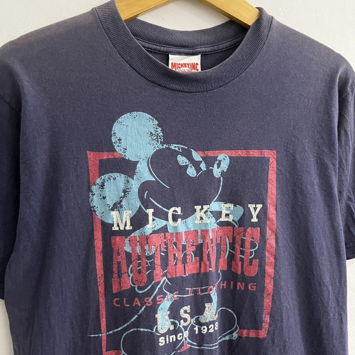 Vintage Vintage Mickey Inc Sunfaded Tee Size US L / EU 52-54 / 3 - 3 Thumbnail