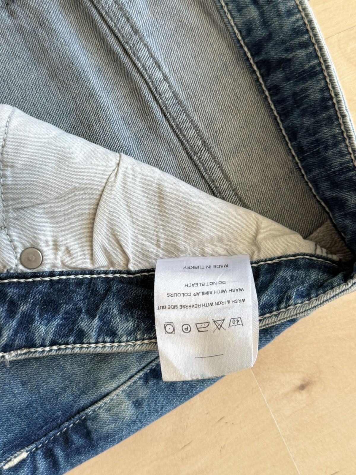 Represent Clo. Represent essential biker jeans new blue denim Size US 34 / EU 50 - 9 Thumbnail