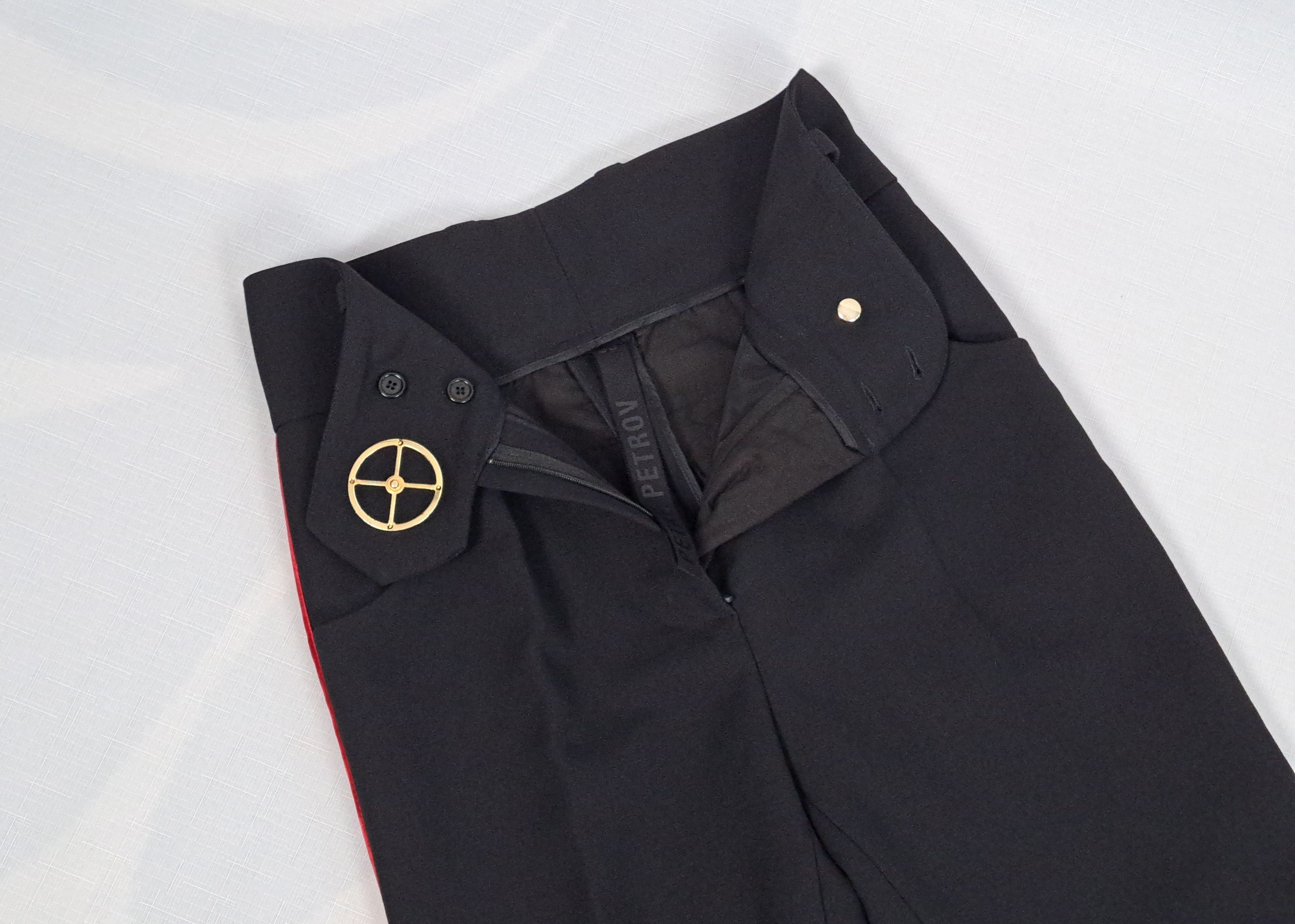 Petar Petrov Petar Petrov high waist wool pants with red stripe. Size 28" / US 6 / IT 42 - 9 Thumbnail