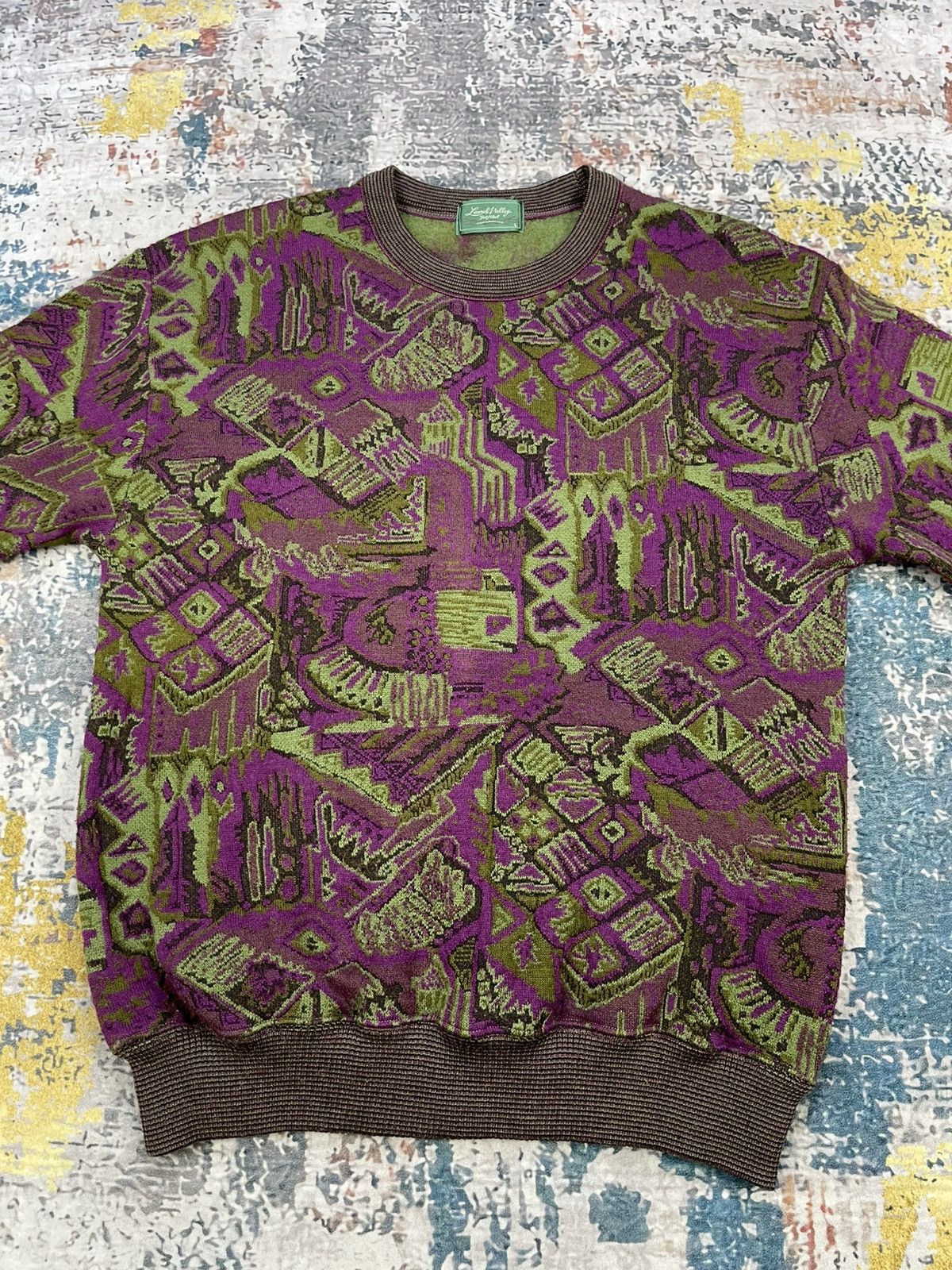 Japanese Brand Vintage Laurel Valley Native Sweater Size US S / EU 44-46 / 1 - 2 Thumbnail