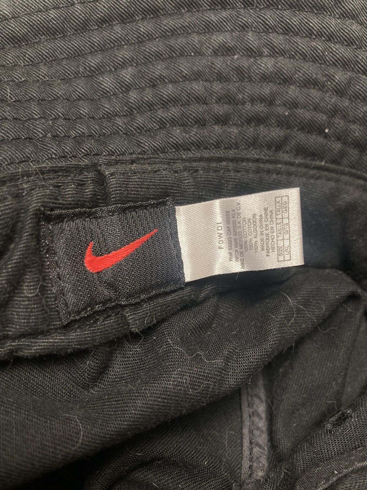 Nike × Vintage VERY RARE NIKE PANAMA HATS SWOOSH BIG LOGO DRILL Y2K 90s SK8 Size ONE SIZE - 8 Thumbnail