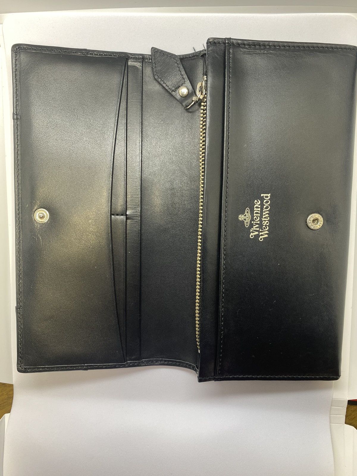 Vivienne Westwood Vivienne Westwood Orb Leather Long wallet Size ONE SIZE - 3 Thumbnail