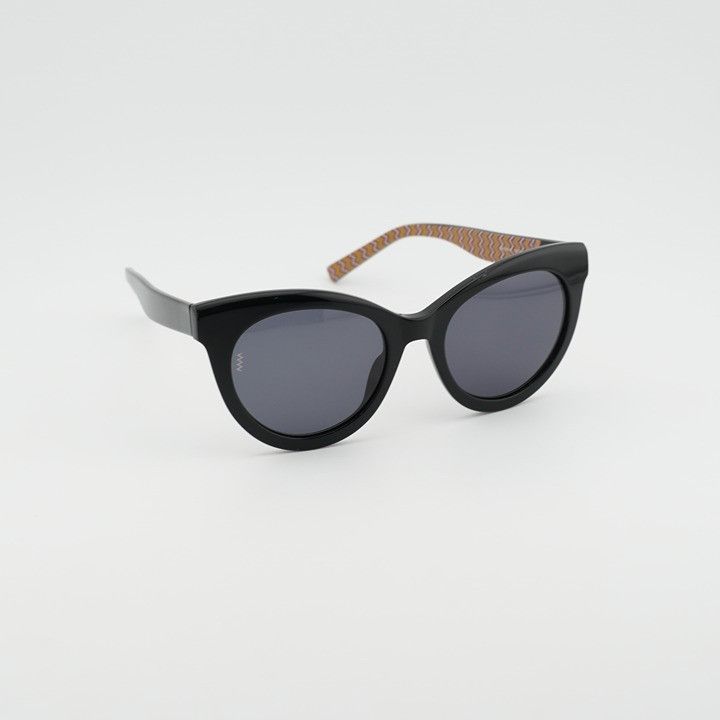 Missoni Missoni MMI 0090/S 0807 IR Sunglasses Black Cat Eye Frame Size ONE SIZE - 5 Thumbnail