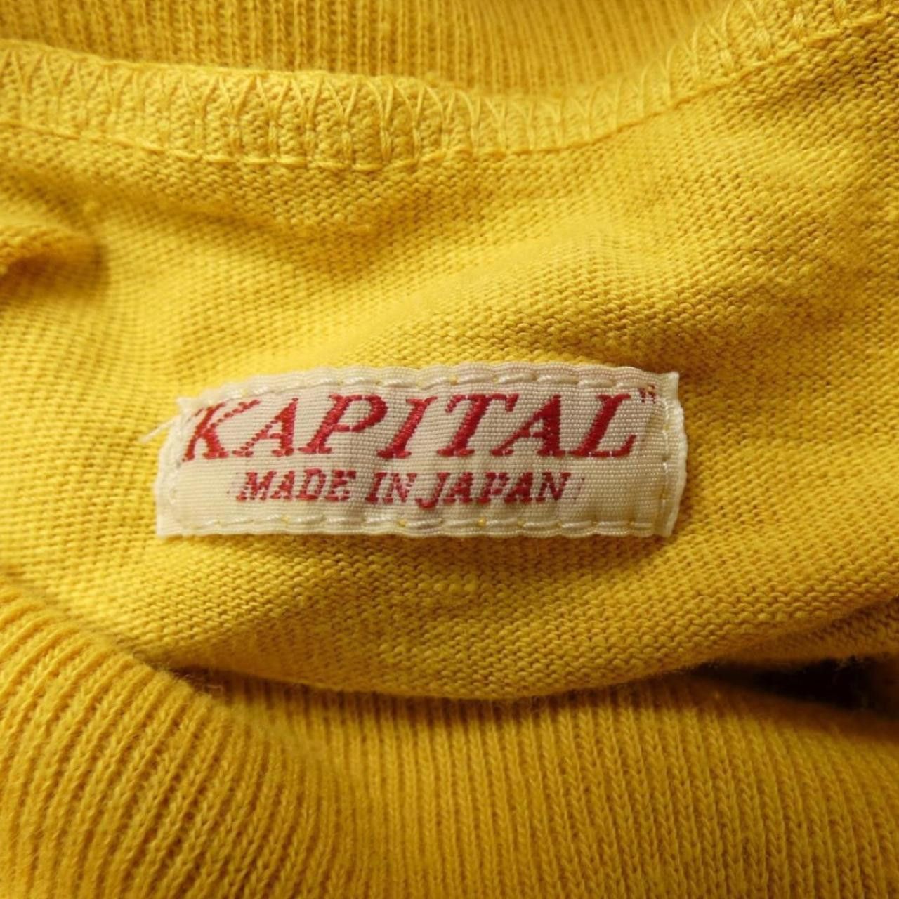 Kapital Kapital embroidered PEACE yellow turtleneck Size US M / EU 48-50 / 2 - 4 Thumbnail