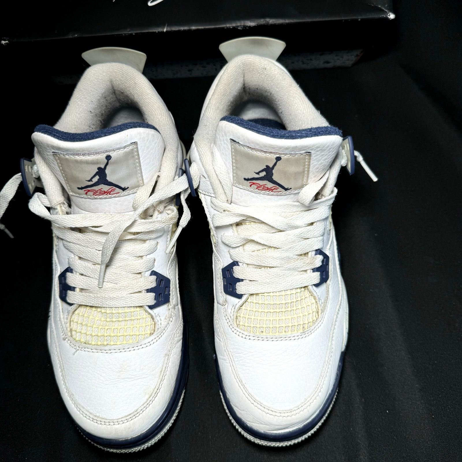 Jordan Brand × Nike Size 7 - Air Jordan 4 Retro GS Midnight Navy Men's Shoes Size US 7 / EU 40 - 4 Thumbnail