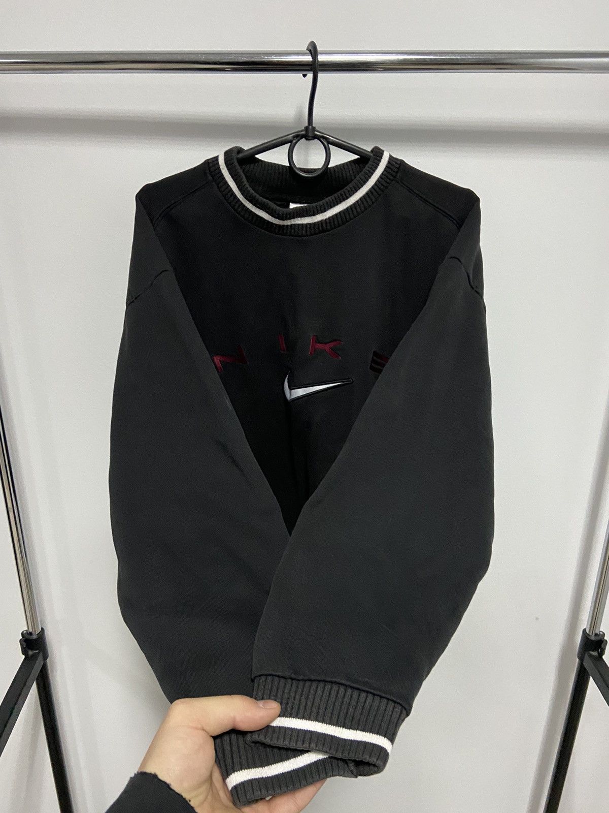 Nike × Vintage Nike big logo spell out swoosh sweatshirt vintage Size US M / EU 48-50 / 2 - 8 Thumbnail