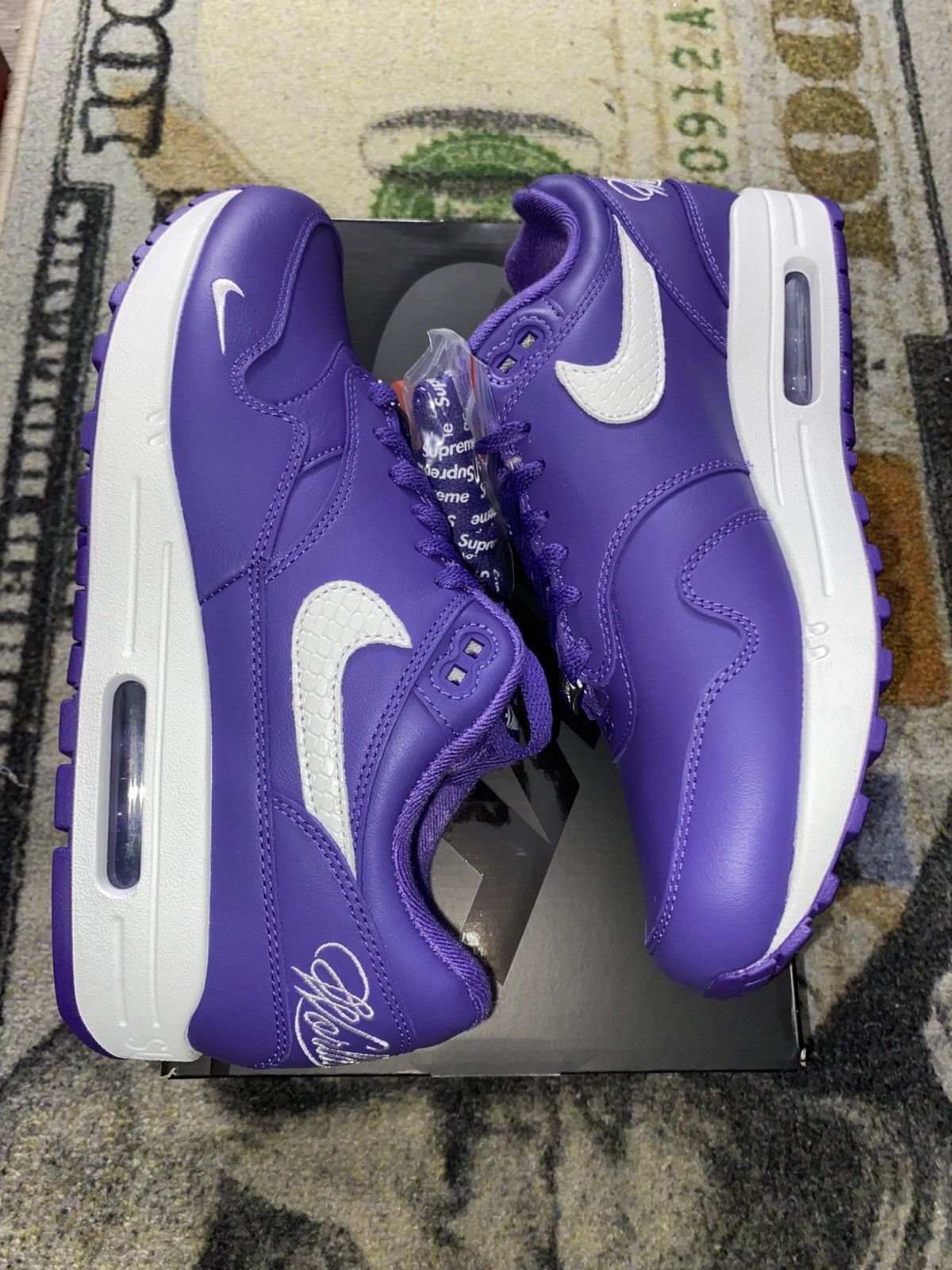 Nike × Supreme Supreme Nike Air Max 1 '87 SP Purple | Grailed