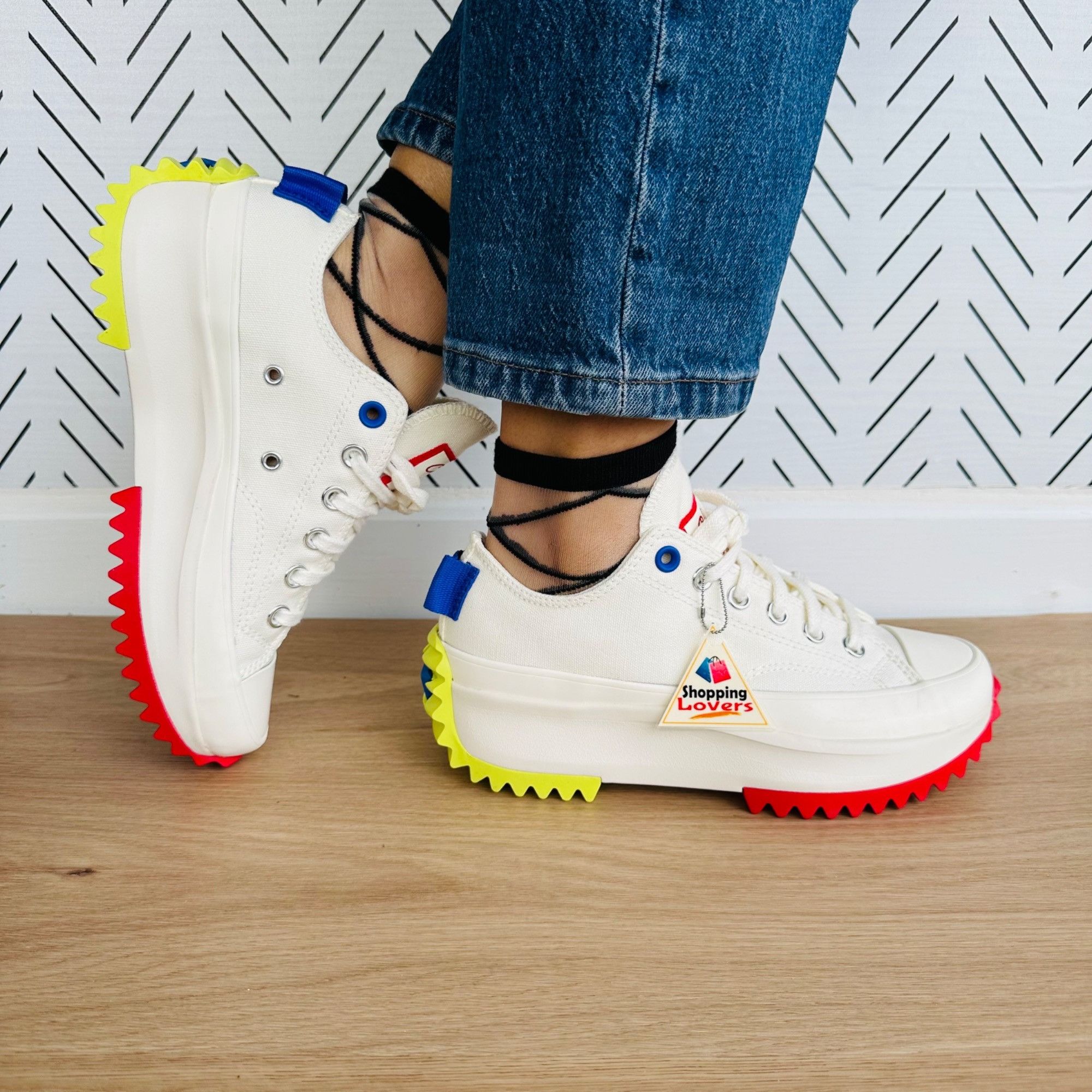 Converse 🤩7.5 Women Shoes CONVERSE RUN STAR HIKE PLATFORM LOW Beige Size US 7.5 / IT 37.5 - 1 Thumbnail