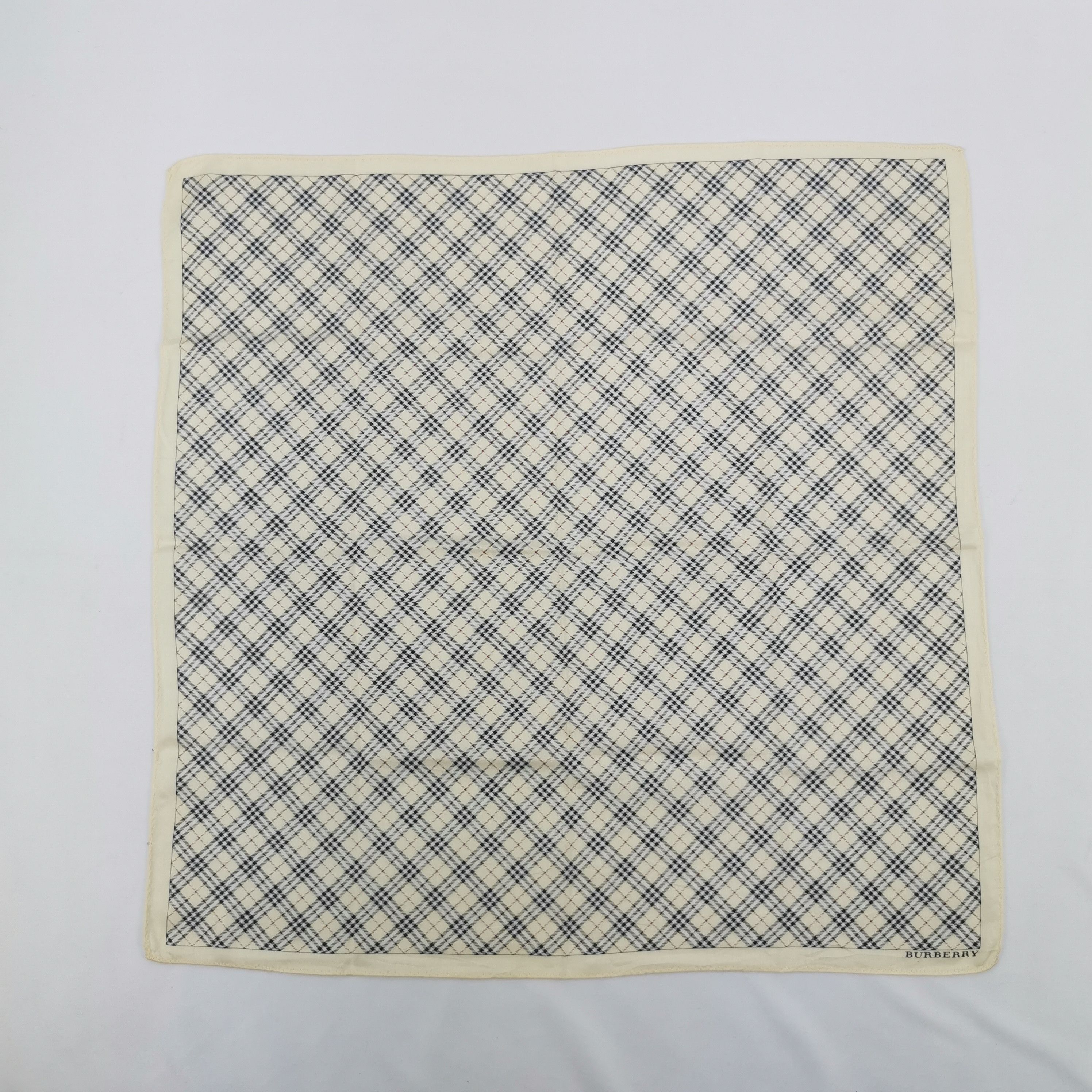Burberry Vintage Burberry Handkerchief Bandana Pocket Square Size ONE SIZE - 2 Thumbnail