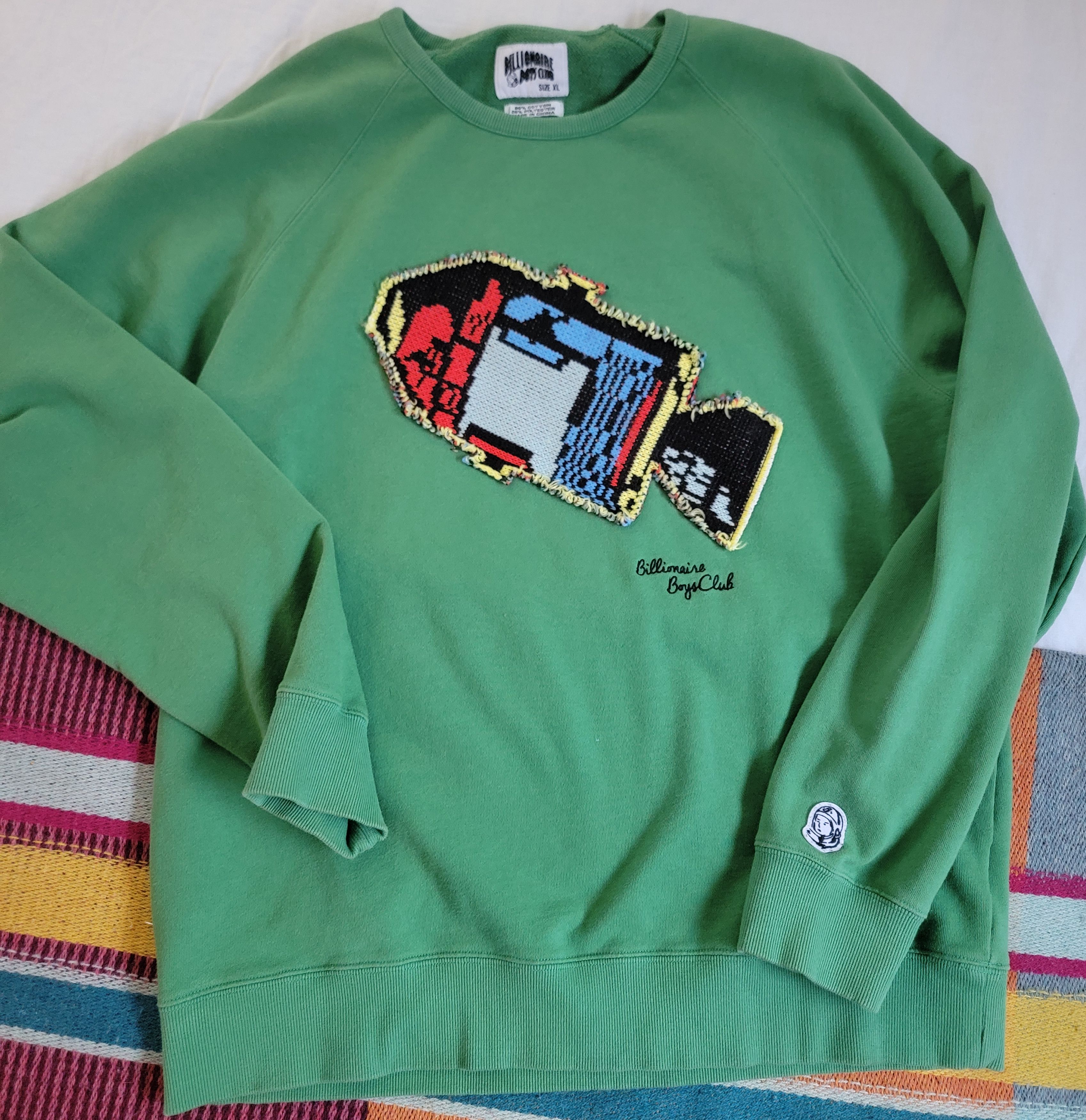 Art Comes First Space Flight Knitted Patchwork Sweatshirt Size US XL / EU 56 / 4 - 1 Thumbnail