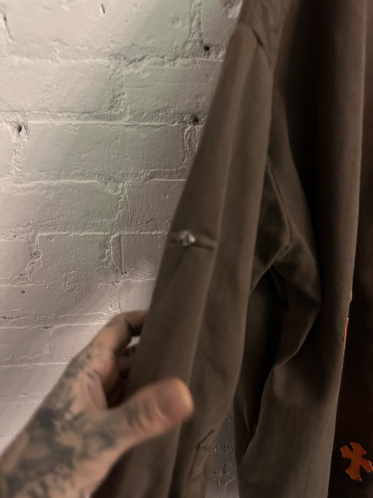 Chrome Hearts Chrome Hearts Cross FLOODED 1/1 Jacket Shirt M-XL Size US M / EU 48-50 / 2 - 5 Thumbnail