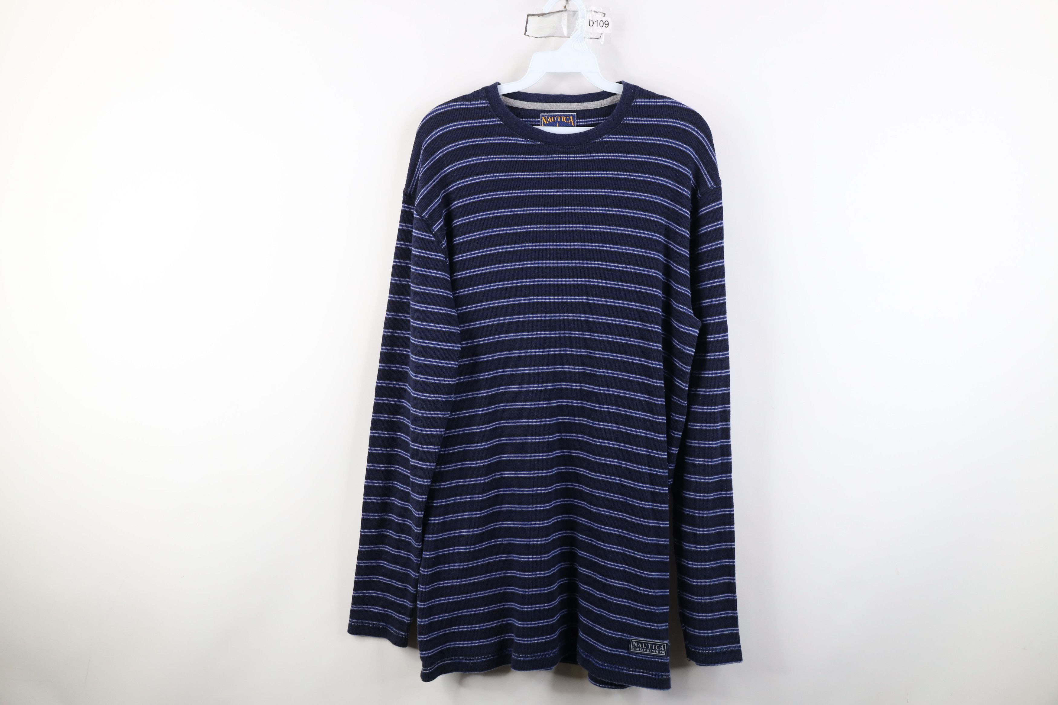Nautica Vintage 90s Nautica Thermal Waffle Knit Long Sleeve T-Shirt Size US M / EU 48-50 / 2 - 1 Thumbnail