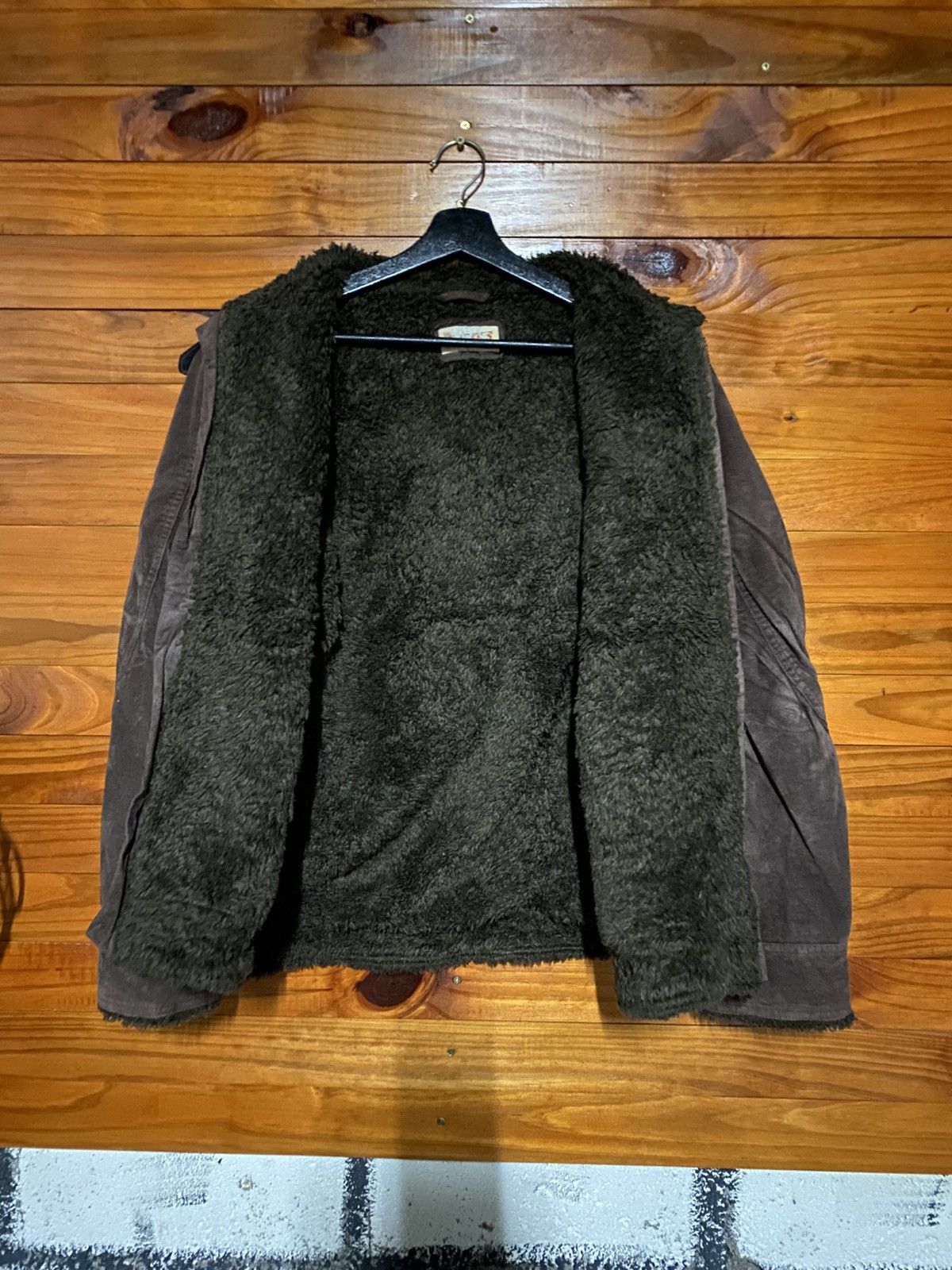 Carter's Vintage Carter’s Brown Corduroy Aviator Jacket Shearling Size US M / EU 48-50 / 2 - 7 Thumbnail