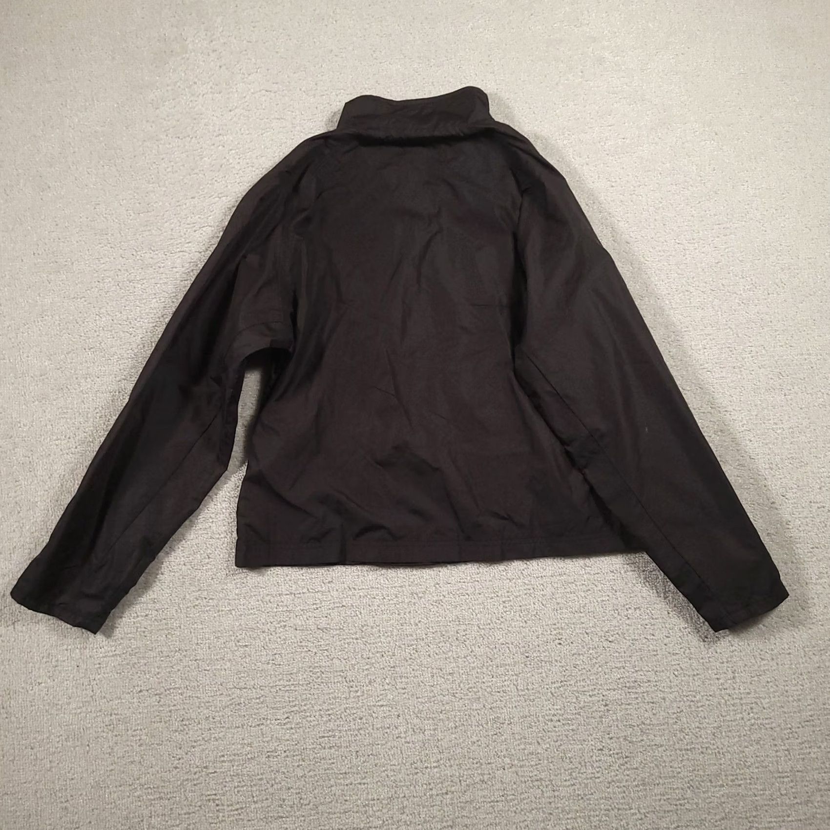 Reebok VINTAGE Reebok Windbreaker Jacket M Embroidered Zip Black Womens Size M / US 6-8 / IT 42-44 - 5 Thumbnail