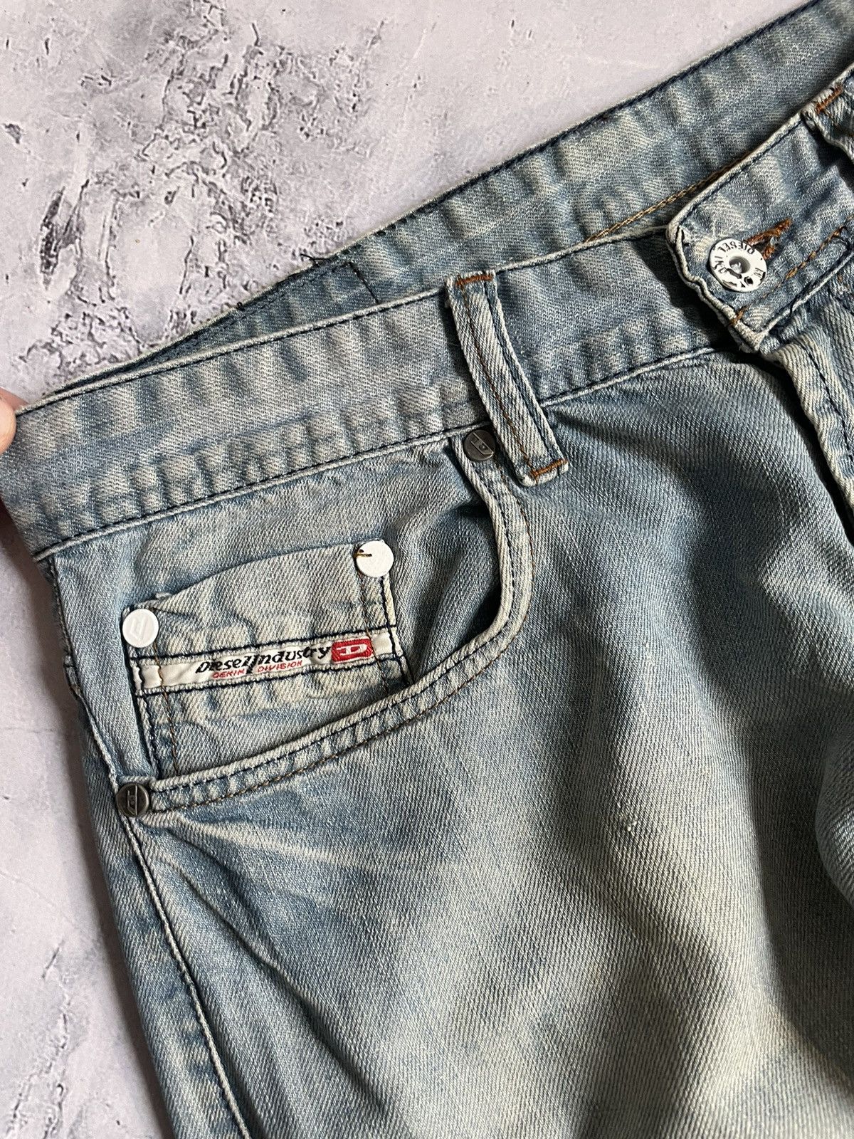 Diesel × Vintage Diesel US33 Denim Pants Faded Printed Size US 32 / EU 48 - 9 Thumbnail