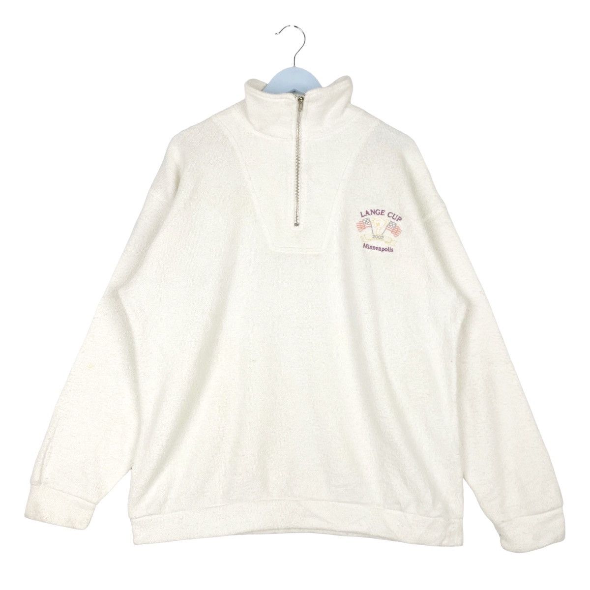 Vintage Vintage Exist Small Embroidered Lange Cup Quater Zip Size US M / EU 48-50 / 2 - 1 Thumbnail