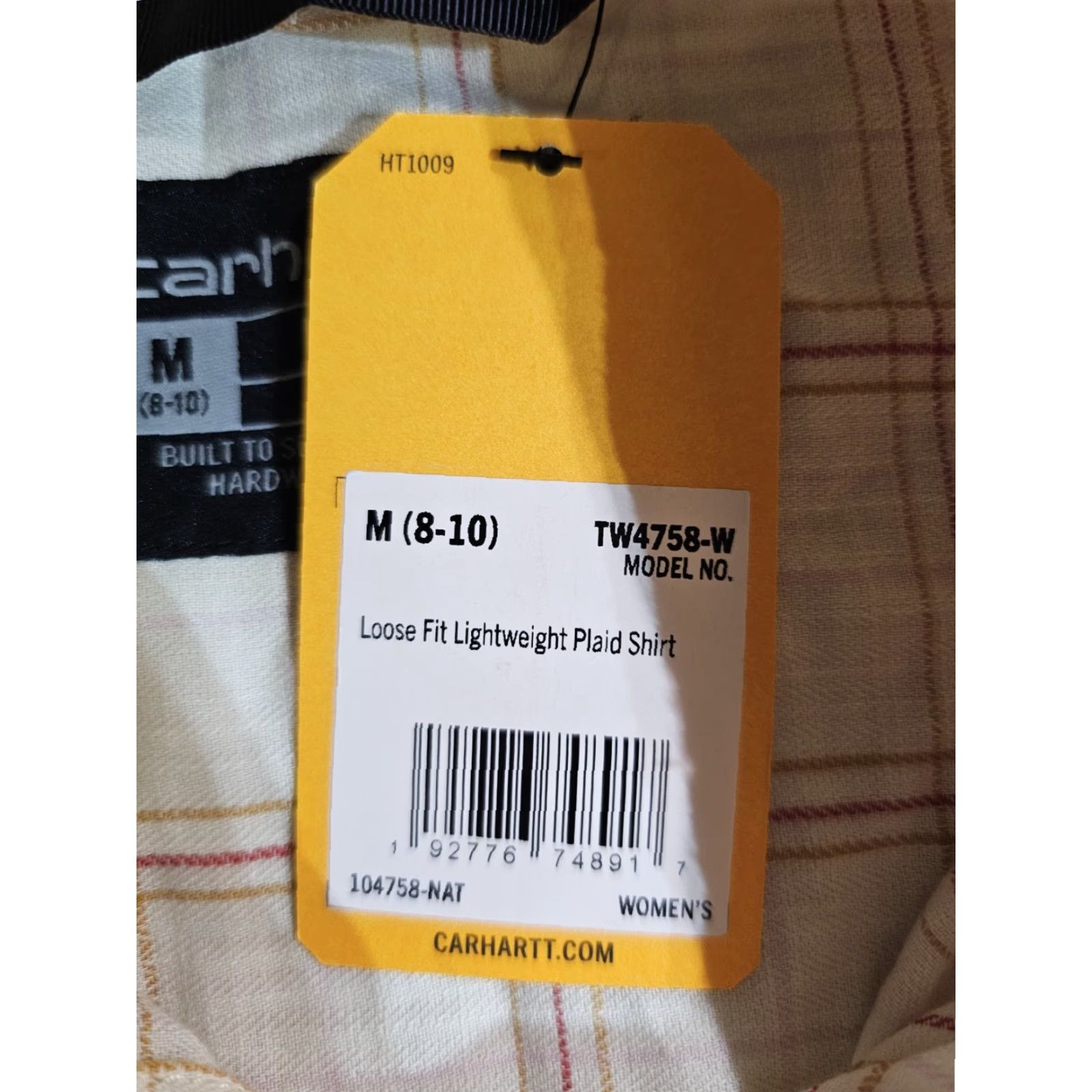 Carhartt Carhartt Shirt Womens Plaid Button Down Lightweight Loose Fit Sz Med (8-10) Size M / US 6-8 / IT 42-44 - 6 Thumbnail