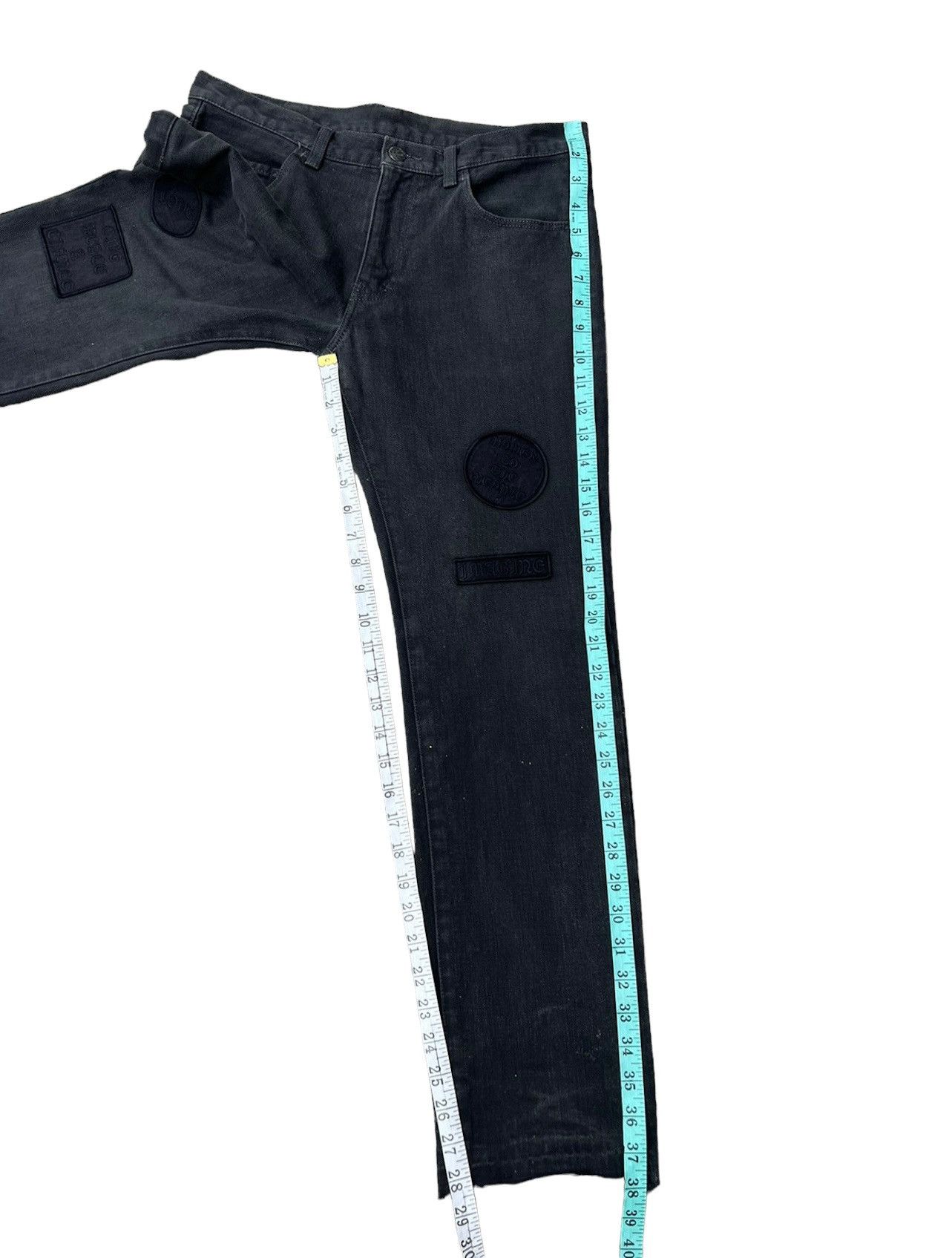 Number (N)ine VTG Number Nine John Lennon Fade Black Denim Jeans Size 3 Size US 31 - 5 Thumbnail