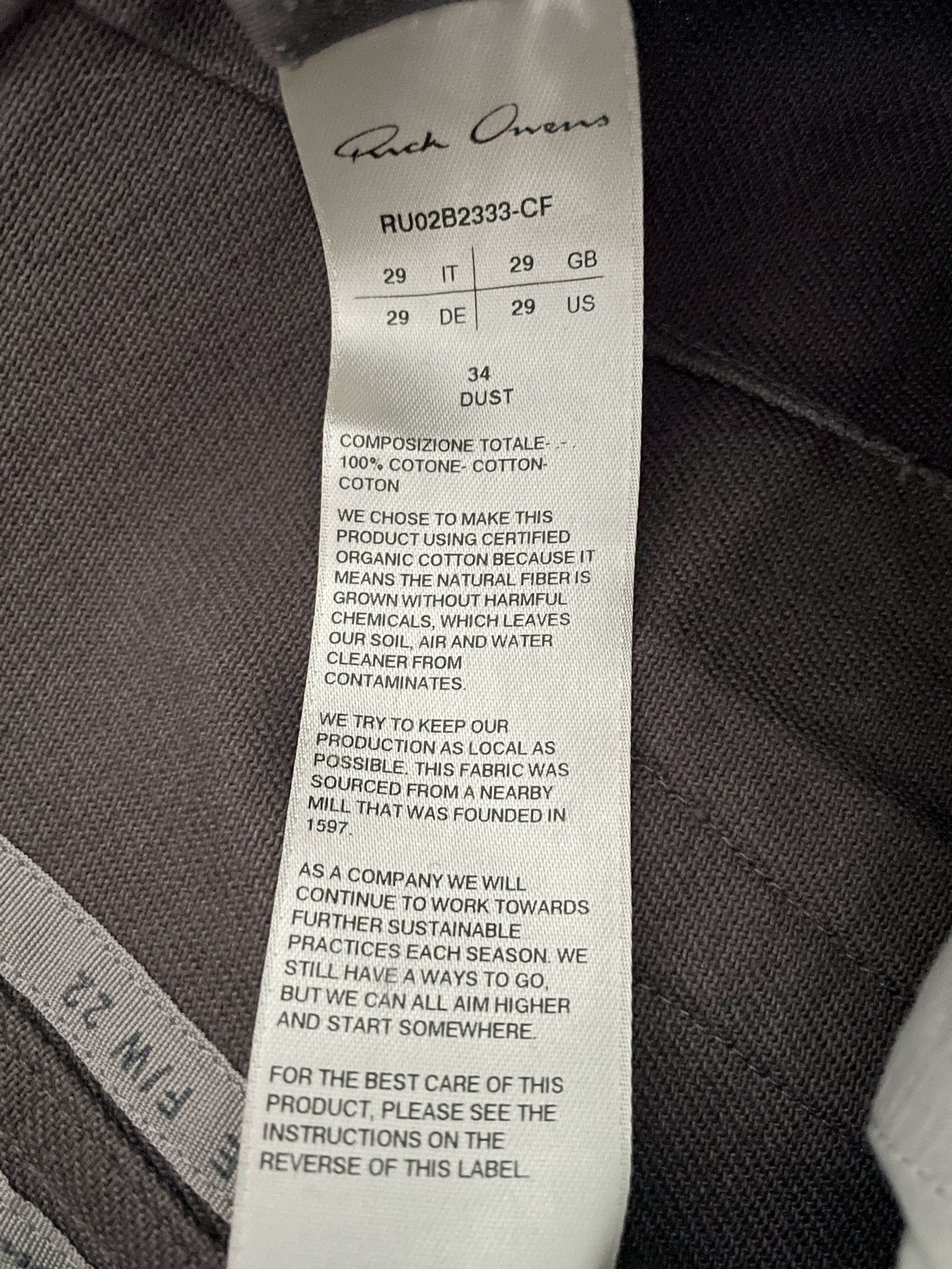 Rick Owens Strobe Geth Jeans sz. 29 Size US 29 - 5 Thumbnail