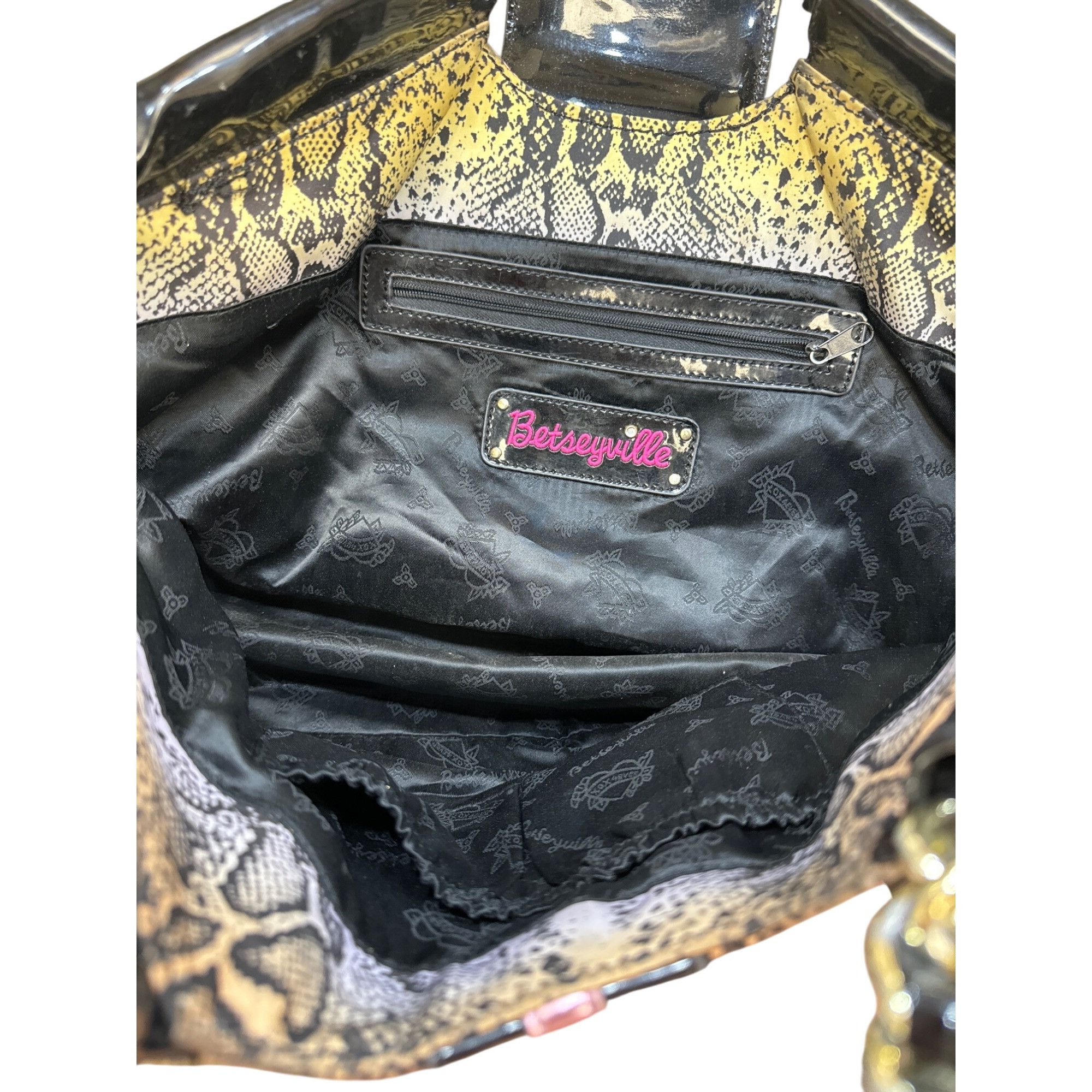 Designer Betseyville Womens Multi-Color Satchel Handbag 10x17 SKU 690 Size ONE SIZE - 10 Thumbnail
