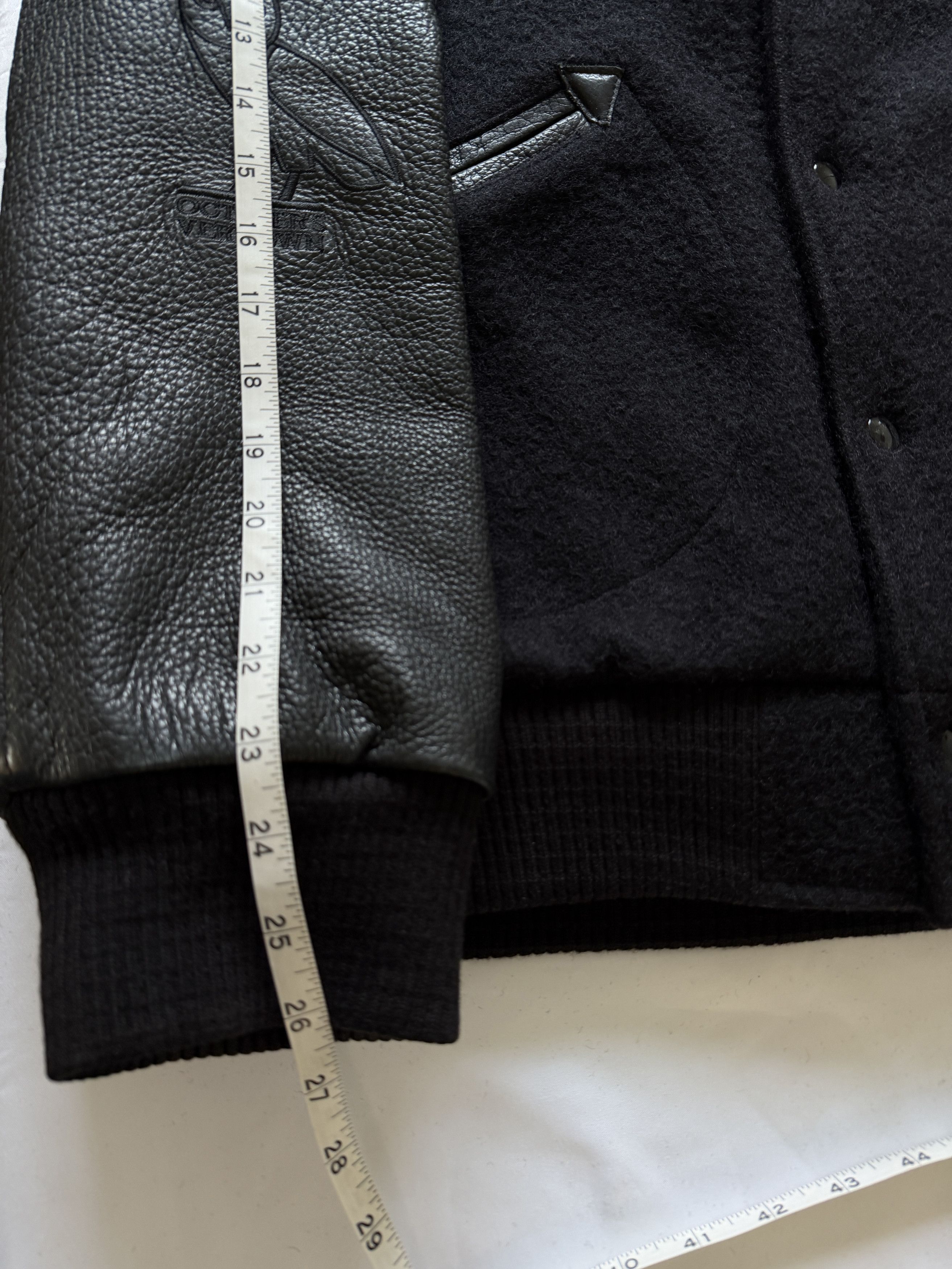 Drake 💥💎F&F💎💥🦉1/8 OVO Roots 2011 Bison Leather Wool Varsity Size US XXL / EU 58 / 5 - 7 Thumbnail