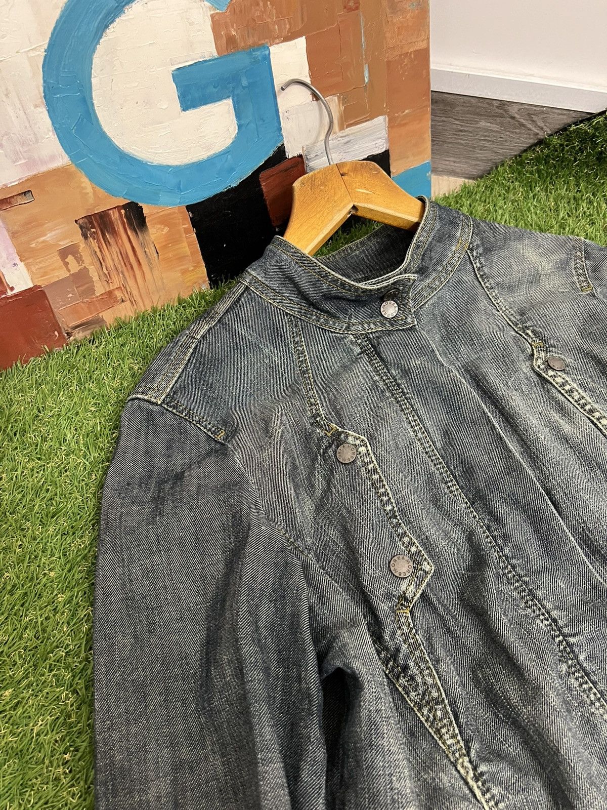 Vintage Vintage Avant Garde Opium y2k Moto Bomber Jacket Size M / US 6-8 / IT 42-44 - 2 Thumbnail