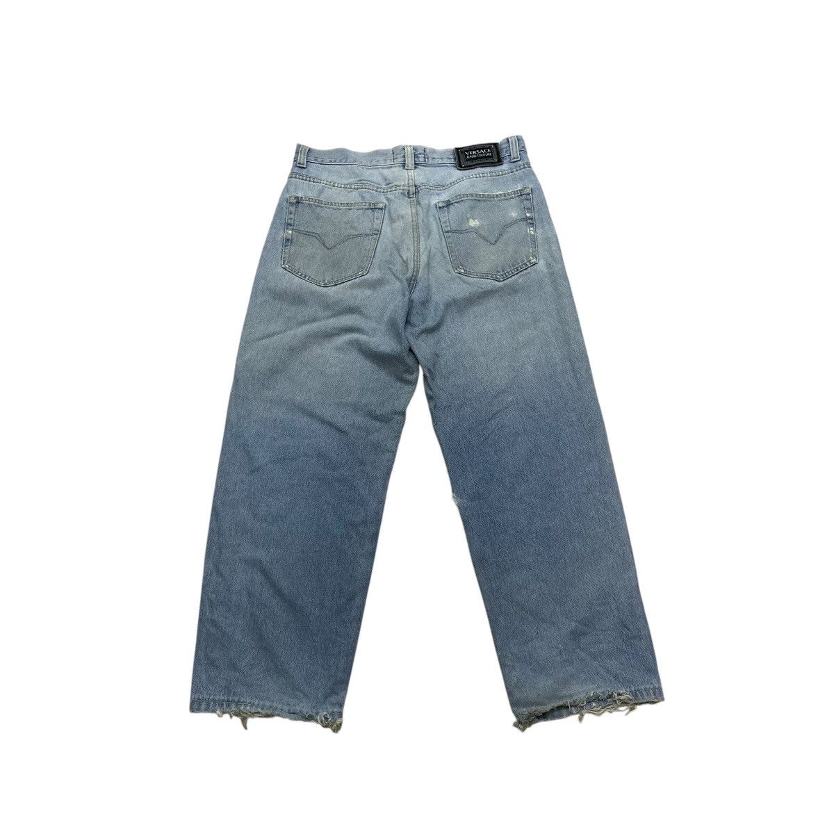 Versace × Versus Versace × Vintage Vintage Distressed Versace Jeans Couture Jeans Size US 34 / EU 50 - 2 Thumbnail