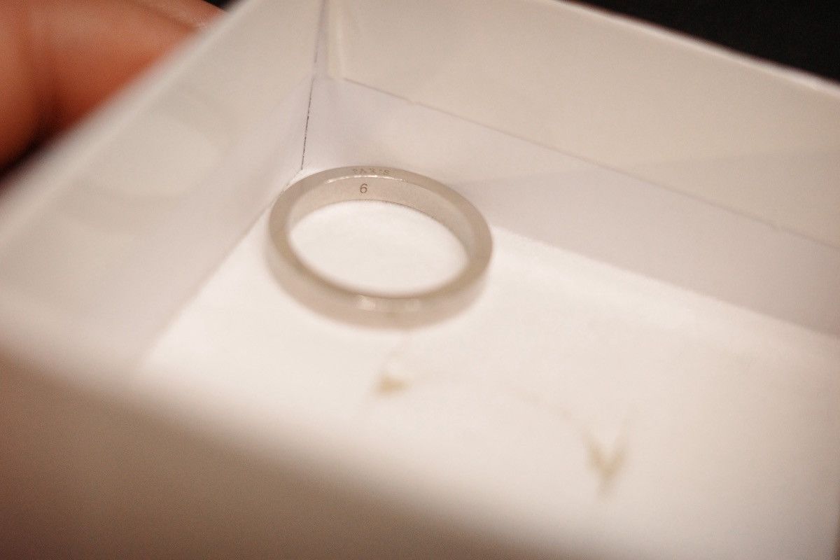 Maison Margiela Maison Margiela Logo Ring Size ONE SIZE - 4 Thumbnail