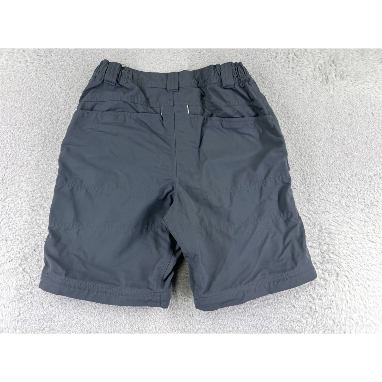 Vintage Columbia Cargo Shorts Men 30 Gray Nylon Zip Pockets Hiking, River, Kayak, Outdoor, 100% Nylon, Cargo, Regular Fit, Spring Summer Fall Winter, Gray Size US 30 / EU 46 - 2 Thumbnail