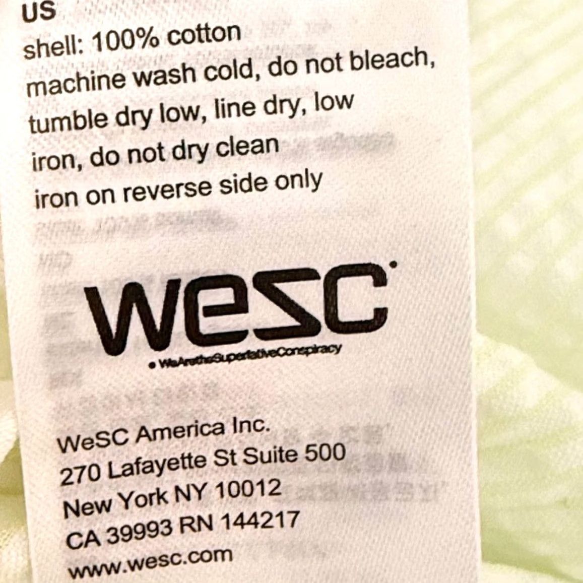 WeSC WeSC Shirt Unisex Adults S M Button-Down Striped Short Sleeve Oden Seersucker Green NWT Size S / US 4 / IT 40 - 5 Thumbnail