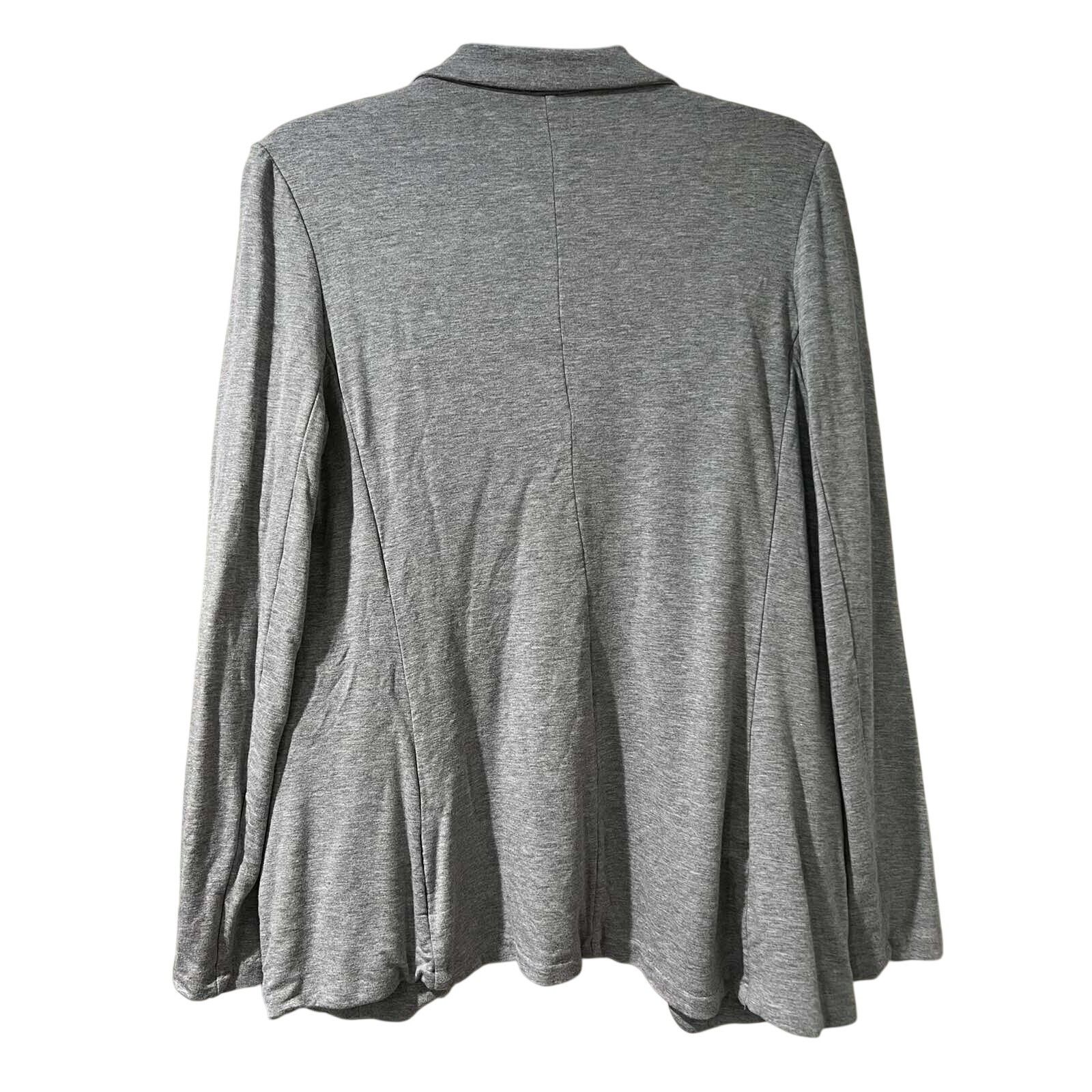 Magaschoni MAGASCHONI Blazer Jacket Dark Heather Size L A001603 Size L / US 10 / IT 46 - 4 Thumbnail